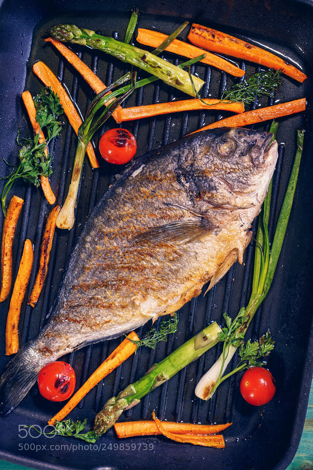 Sony a6300 sample photo. Freshly baked sea bream photography