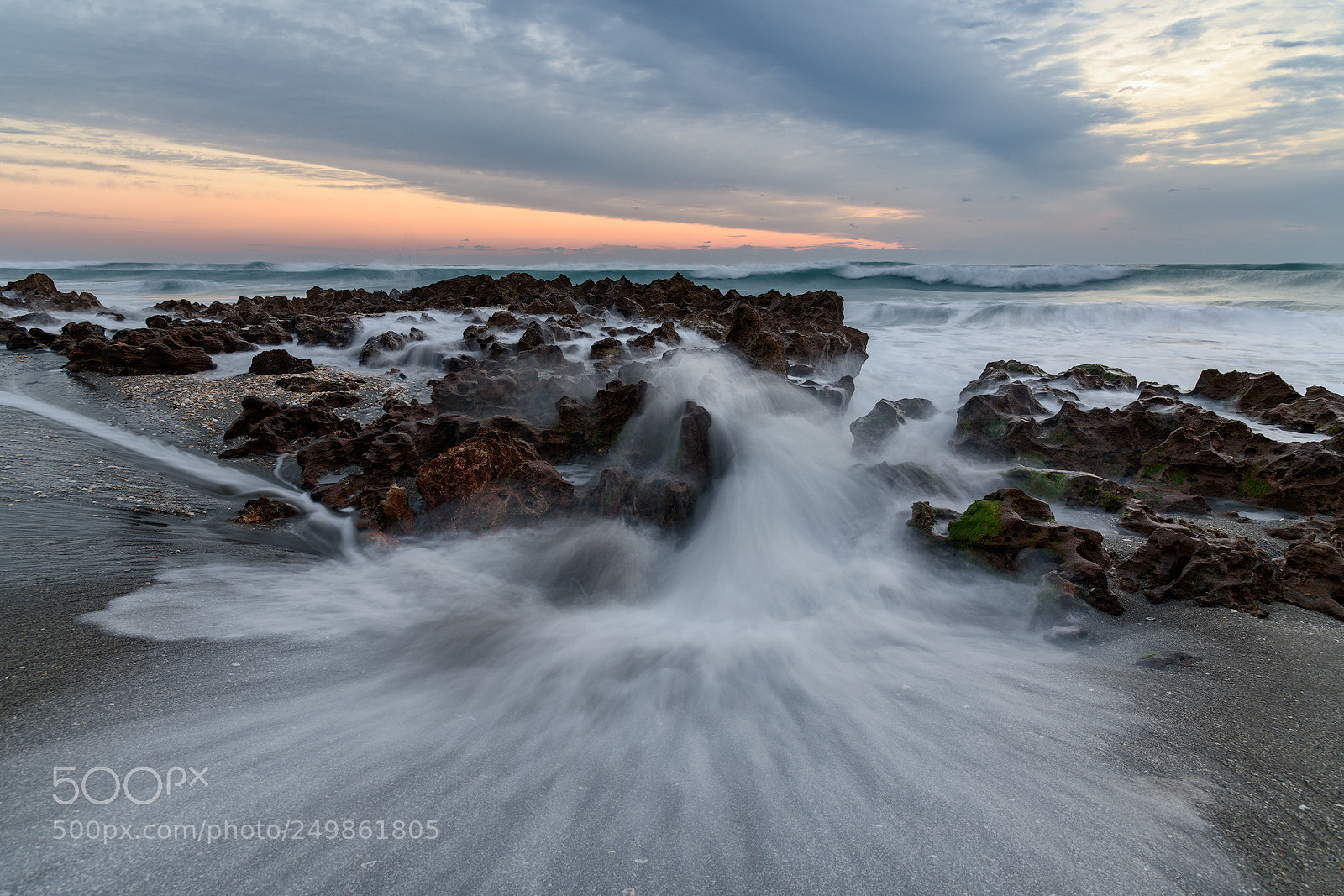 Nikon D850 sample photo. Morning wave photography