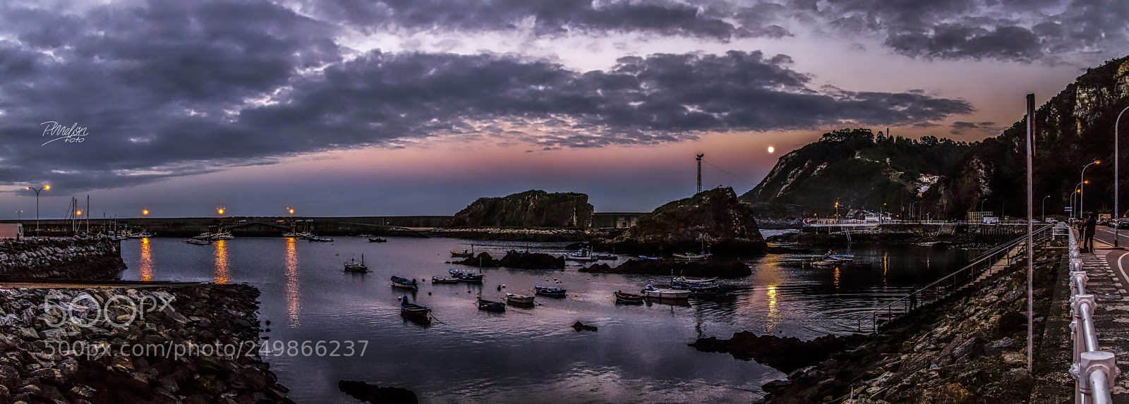 Sony SLT-A58 sample photo. Anochece en cudillero photography