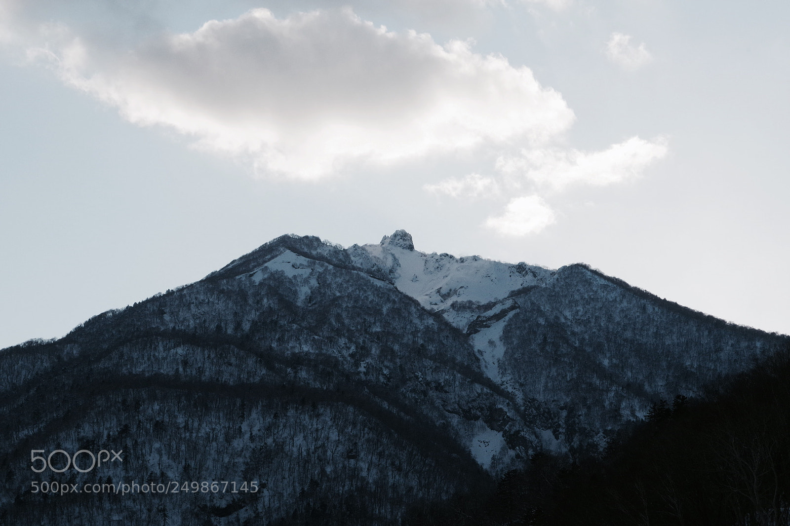 Pentax K-1 sample photo. Snowy peak photography