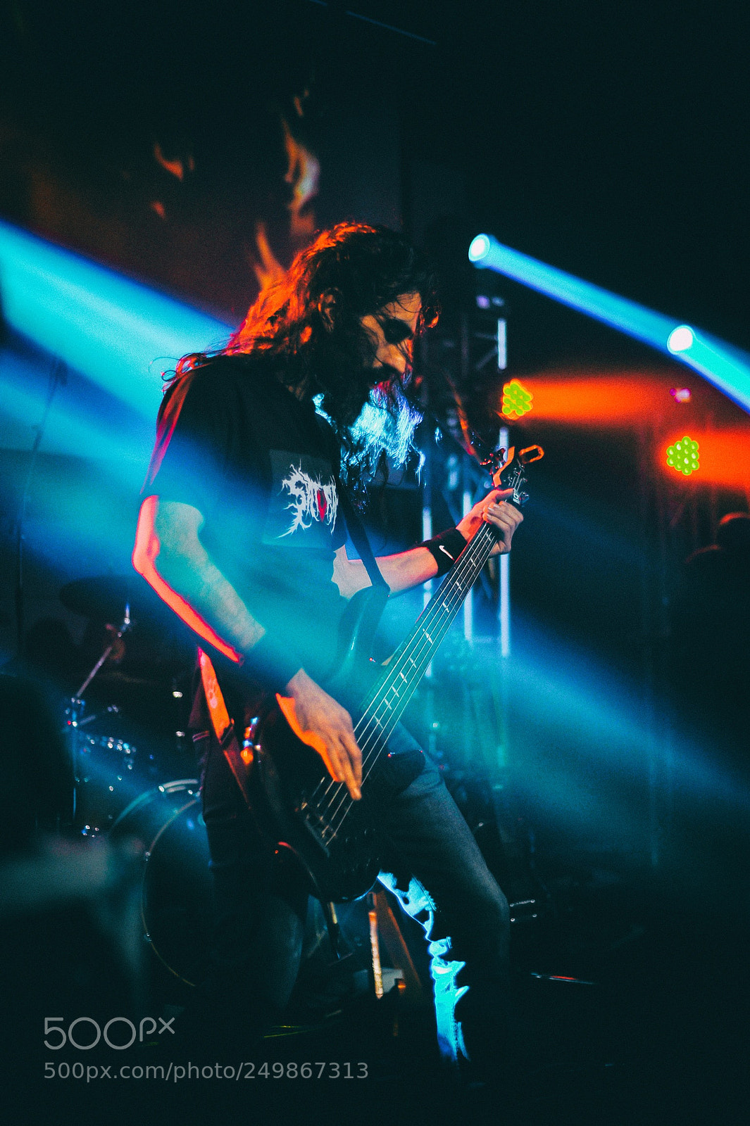 Nikon D700 sample photo. Iranian metal concert photography