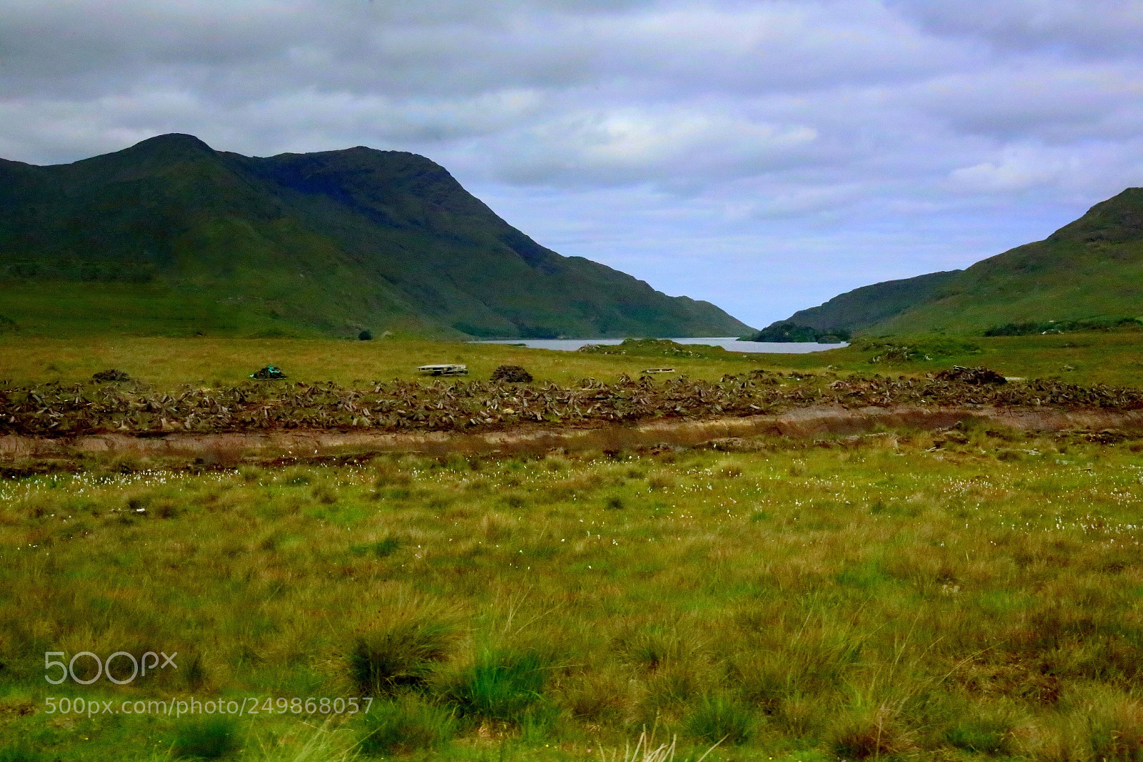 Canon EF 24-70mm F4L IS USM sample photo. The irish peat extraction photography