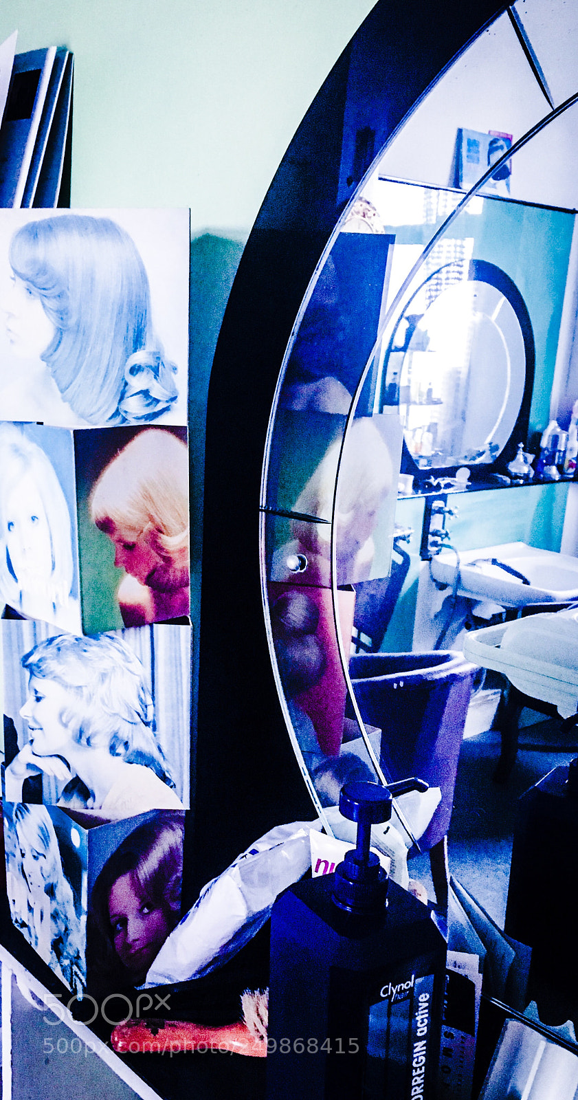 Apple iPhone 6s sample photo. Hairdressers mirrors part 2  photography
