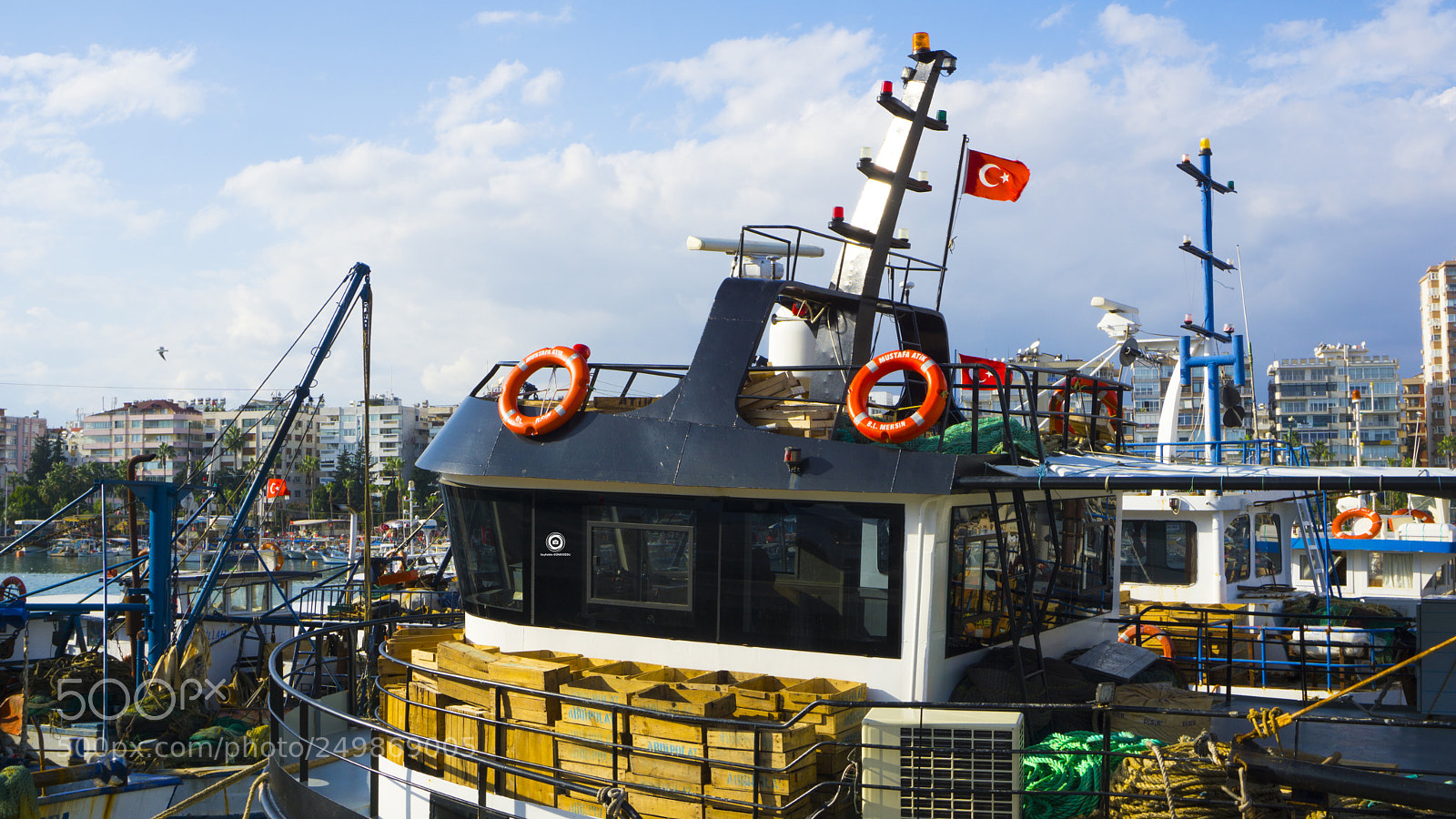 Sony a6000 sample photo. Mersin - fishing boat photography
