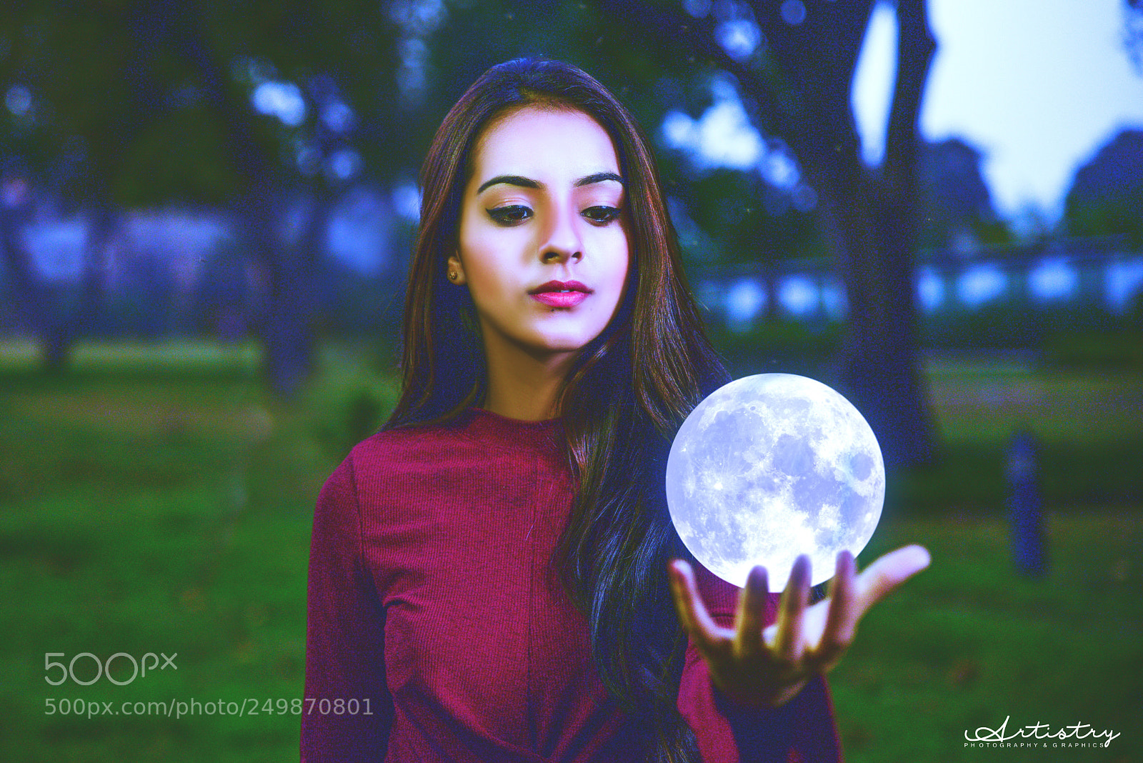 Nikon D810 sample photo. Moon light photography