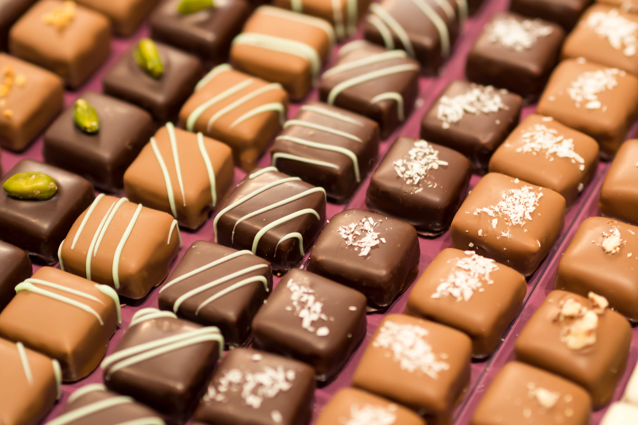 Olympus PEN E-PM2 sample photo. Chocolate pralines photography