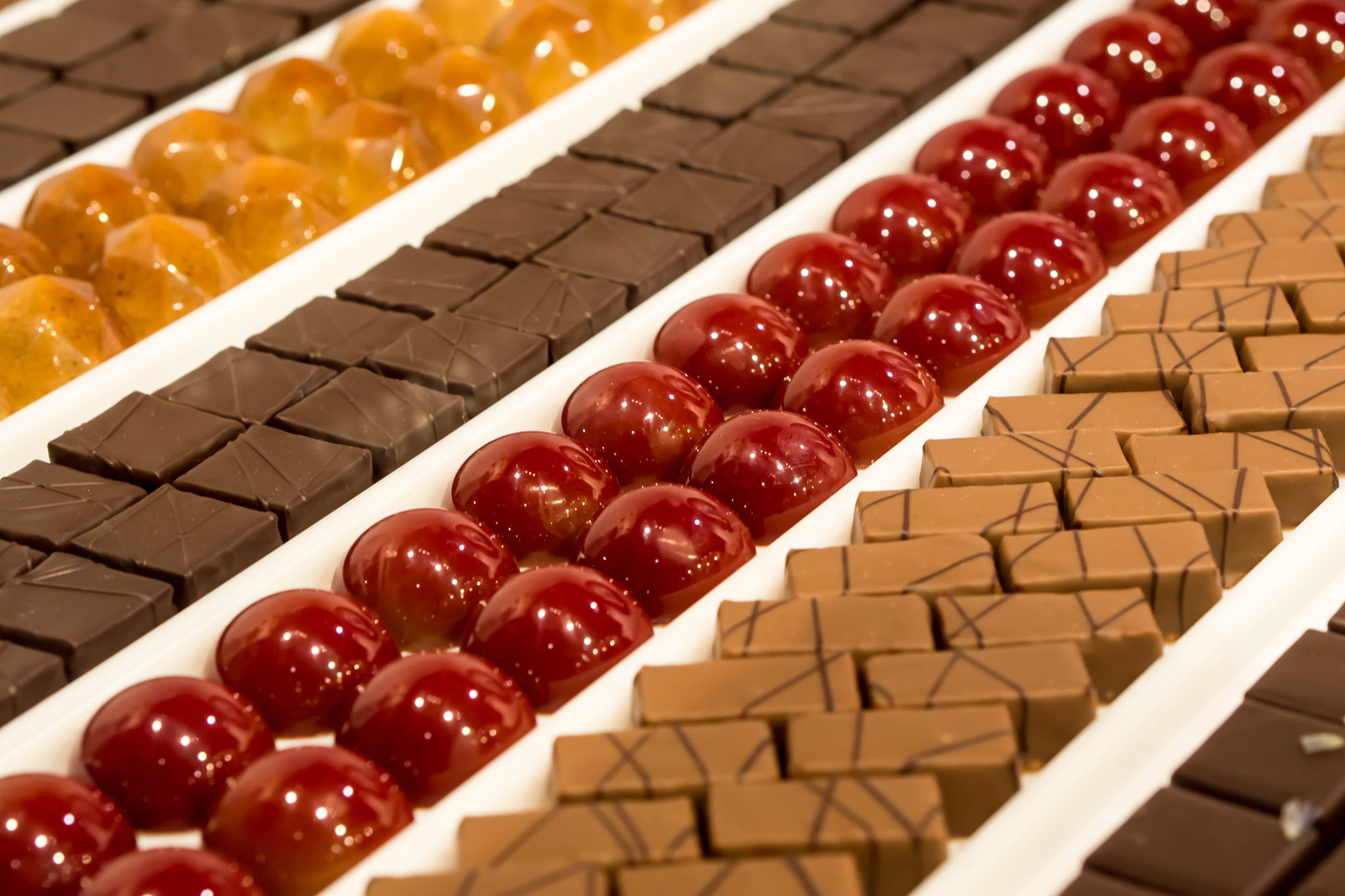 Olympus PEN E-PM2 sample photo. Chocolate pralines photography