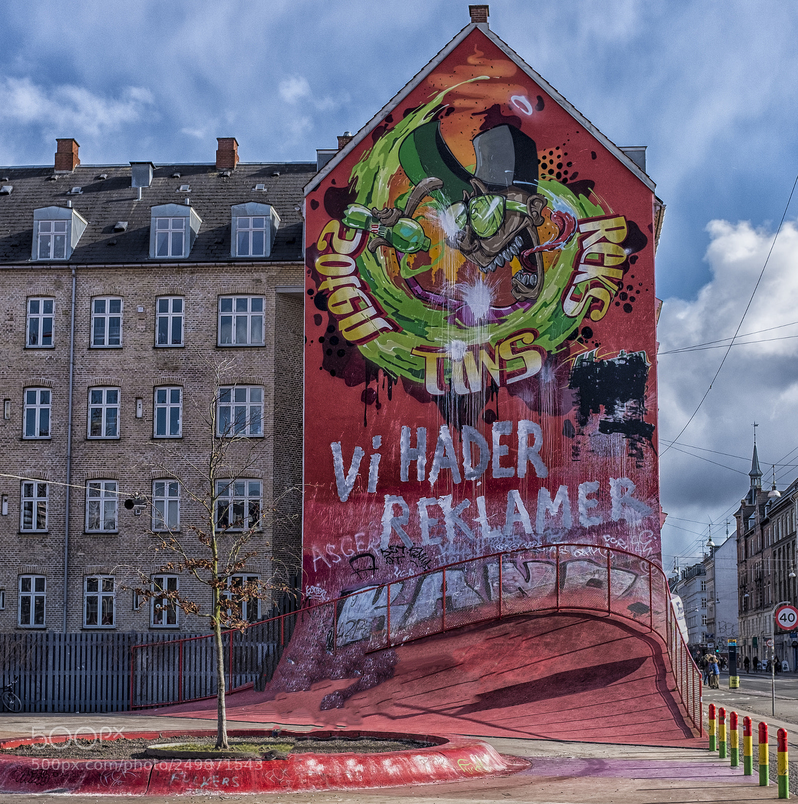Fujifilm X100S sample photo. Copenhagen graffiti photography