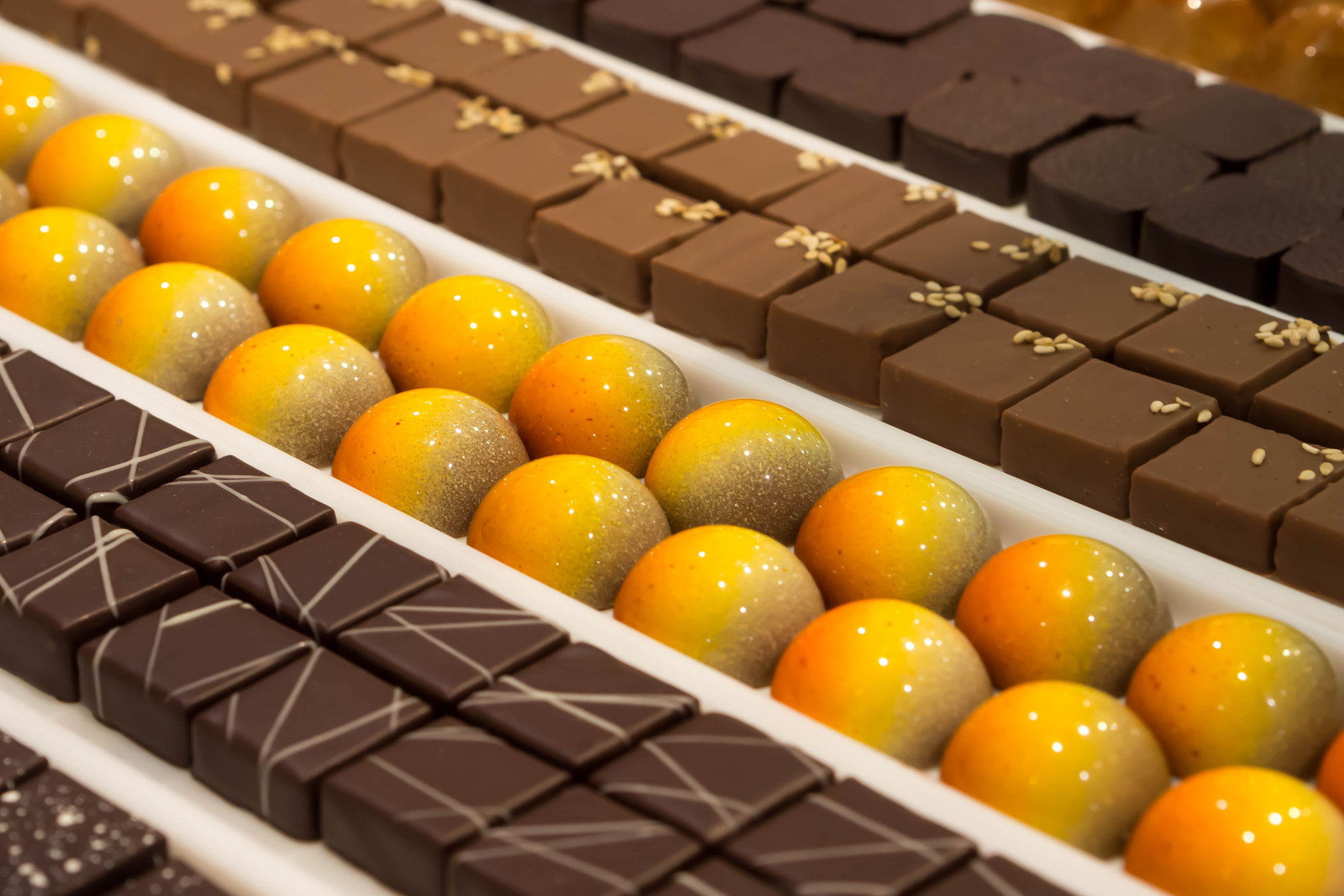 Olympus PEN E-PM2 sample photo. Chocolate pralines photography