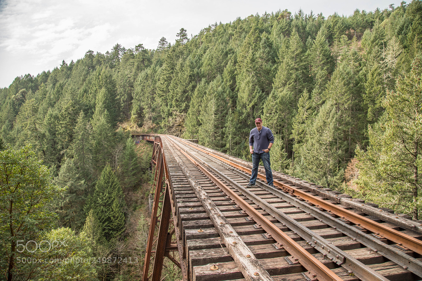 Canon EOS 6D Mark II sample photo. Arbutus canyon trestle -vancouver photography