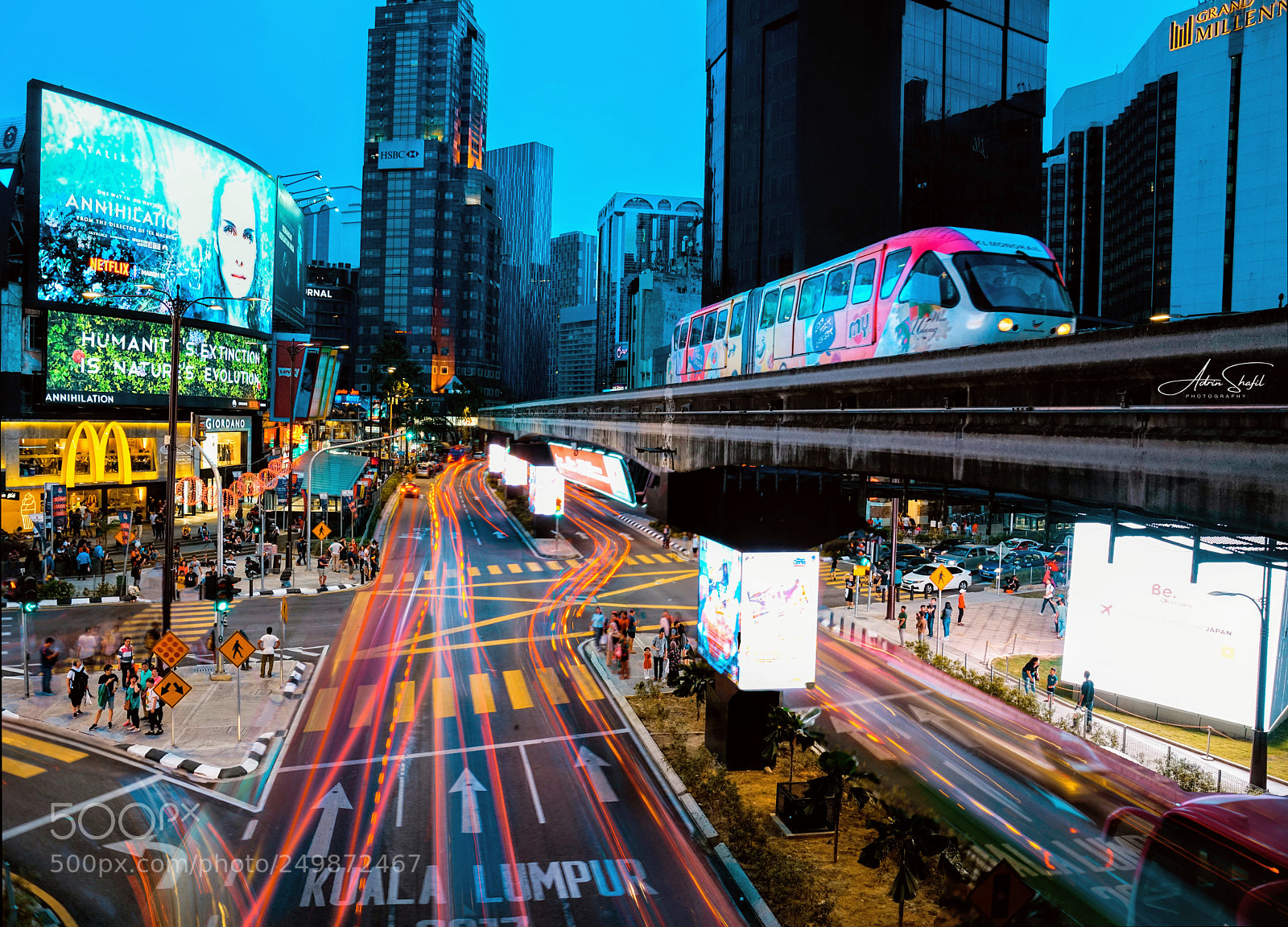 Sony a7R II sample photo. Malaysian shibuya crossing photography