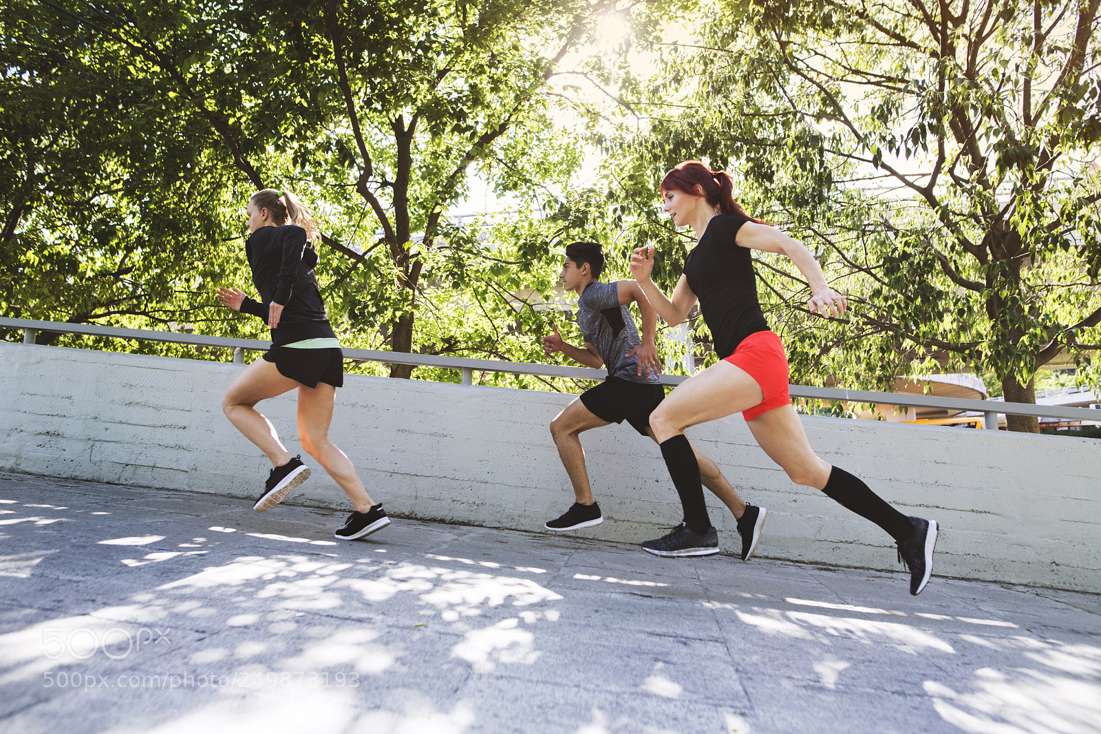 Nikon D5 sample photo. Young athtletes running in photography