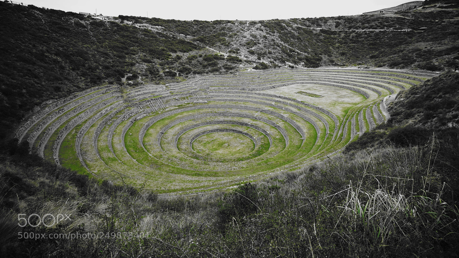 Sony a7 II sample photo. Moray, the inca ruins photography