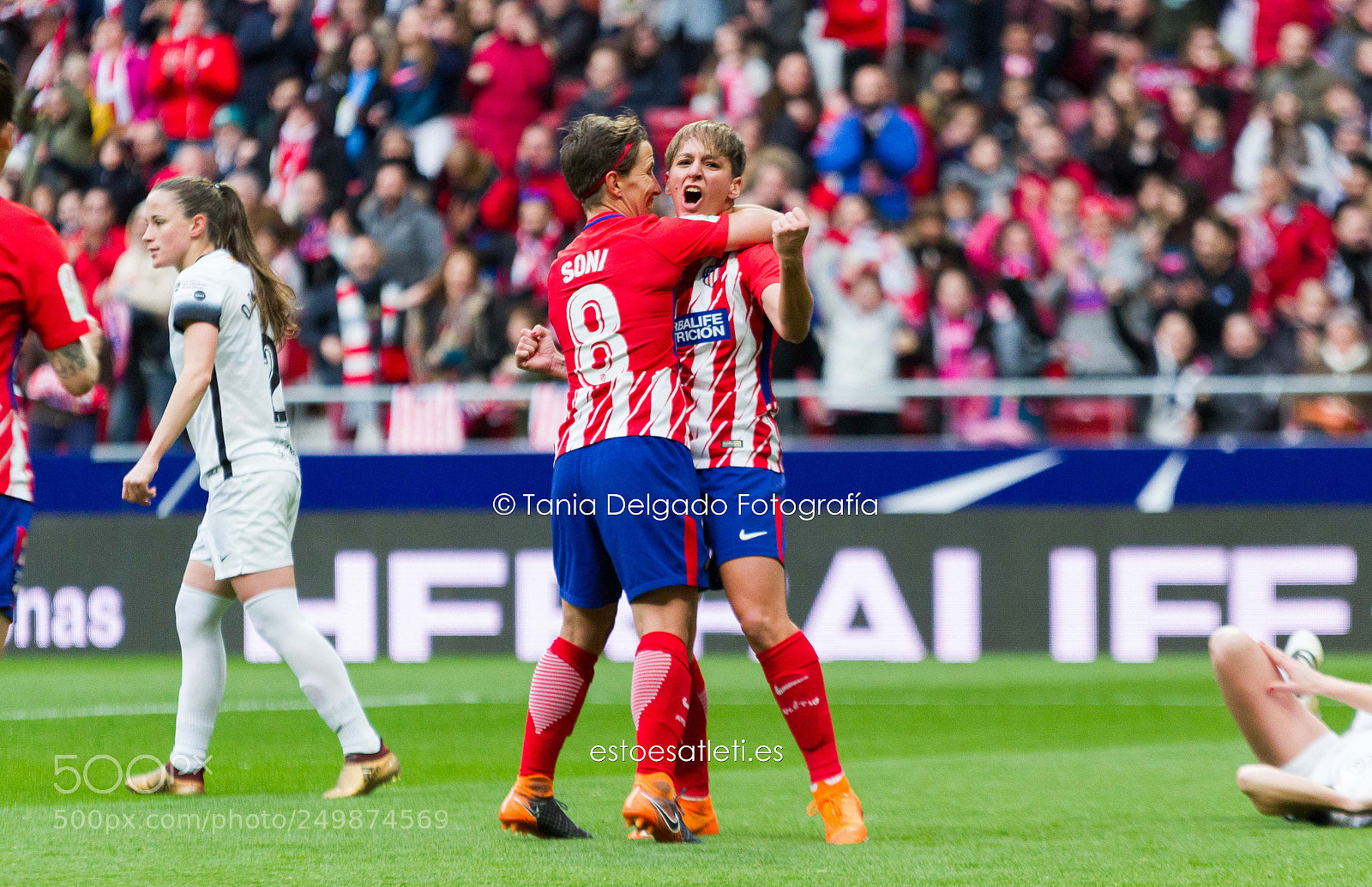Canon EOS 7D sample photo. Atl tico femenino 2-2 photography