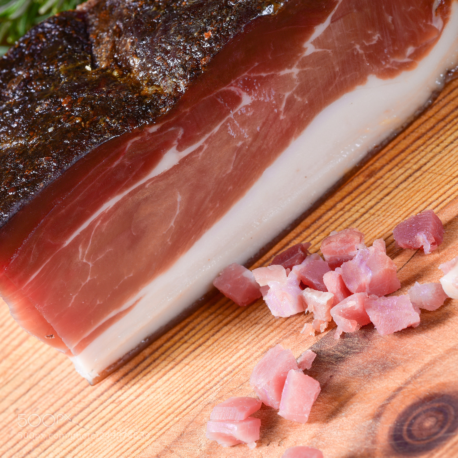 Nikon D810 sample photo. Smoked south tyrolean bacon photography