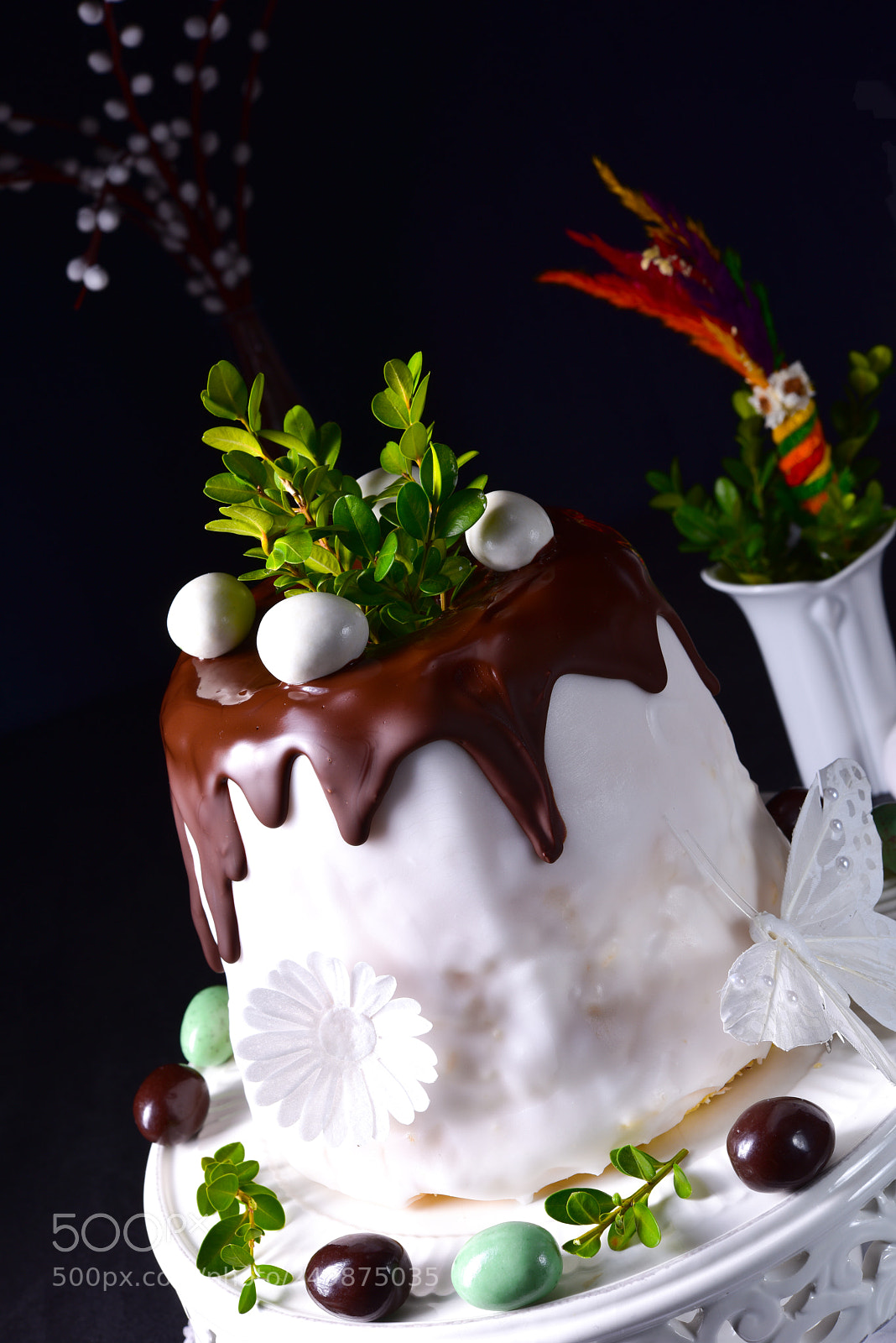 Nikon D810 sample photo. Cooked easter cake photography