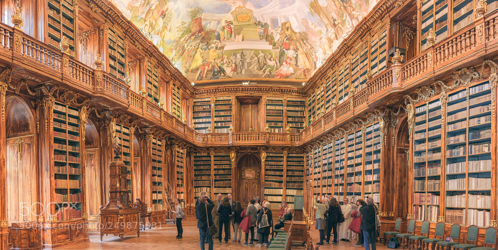 Nikon D7100 sample photo. Strahov library. shooting in photography