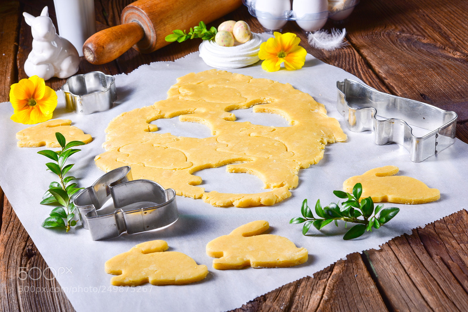 Nikon D810 sample photo. Raw easter cookies photography