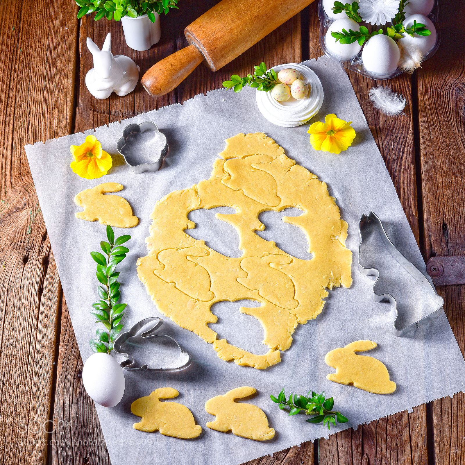 Nikon D810 sample photo. Raw easter cookies photography