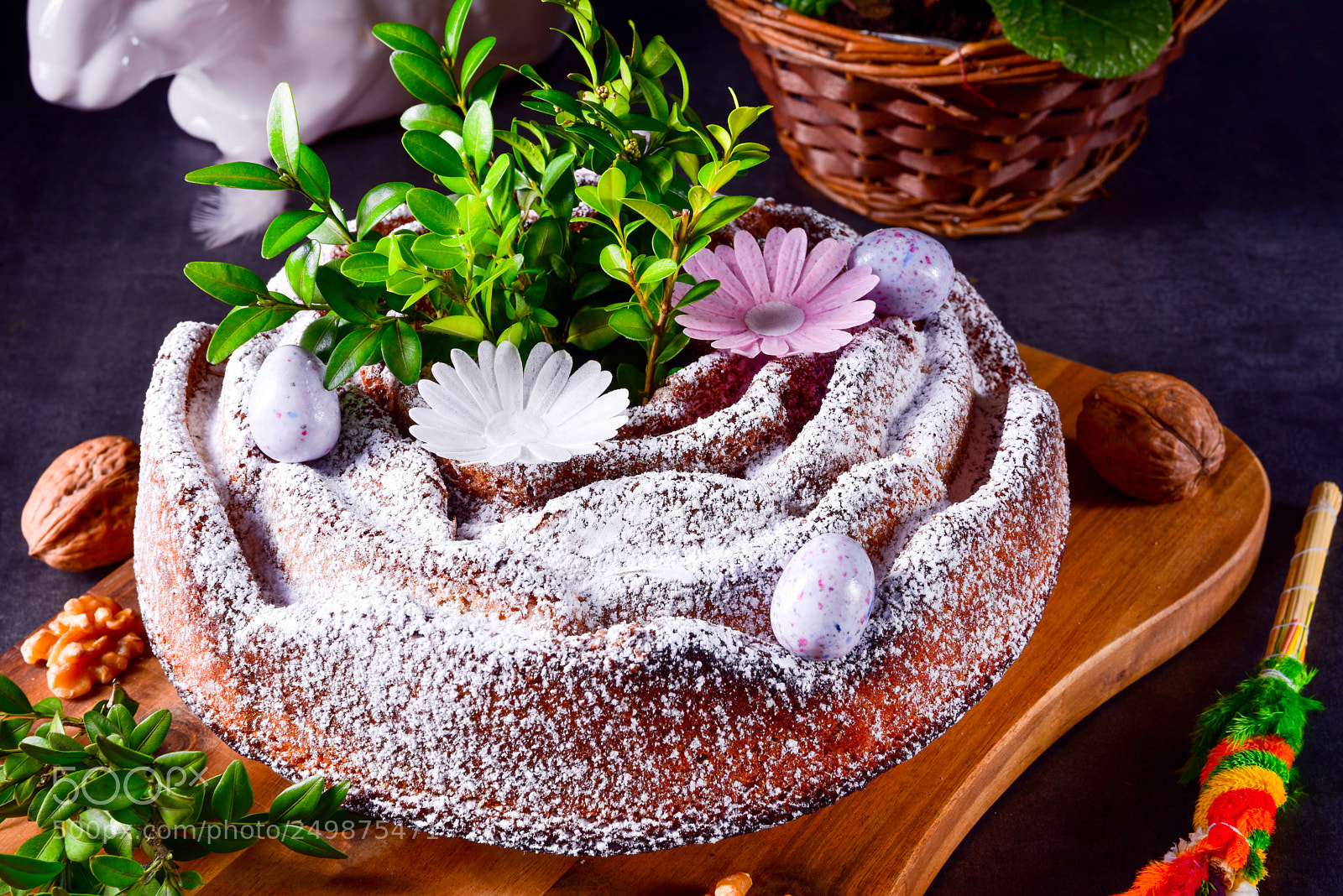 Nikon D810 sample photo. Traditional polish easter cake photography