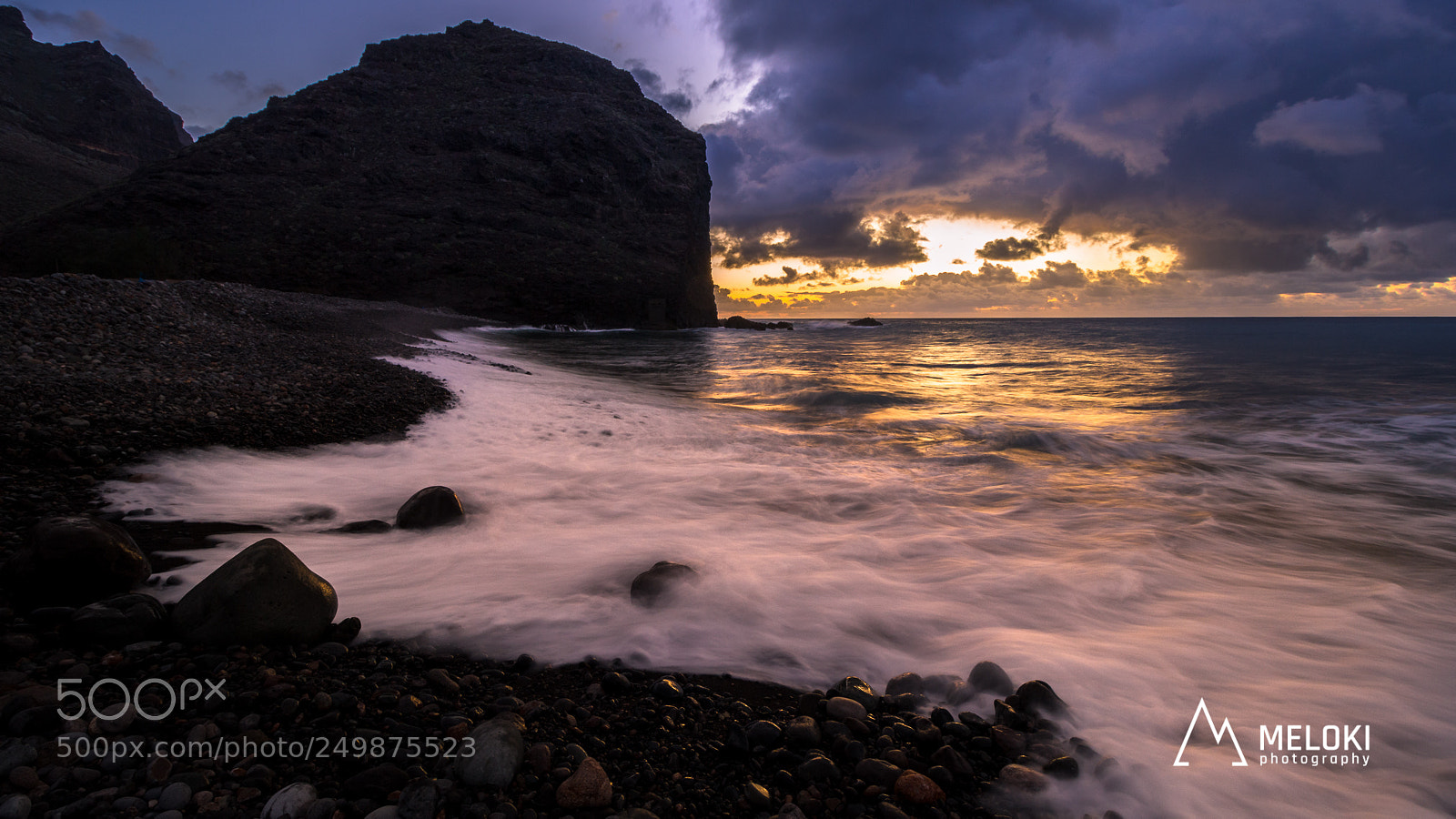 Canon EOS 60D sample photo. Waves at sunset photography