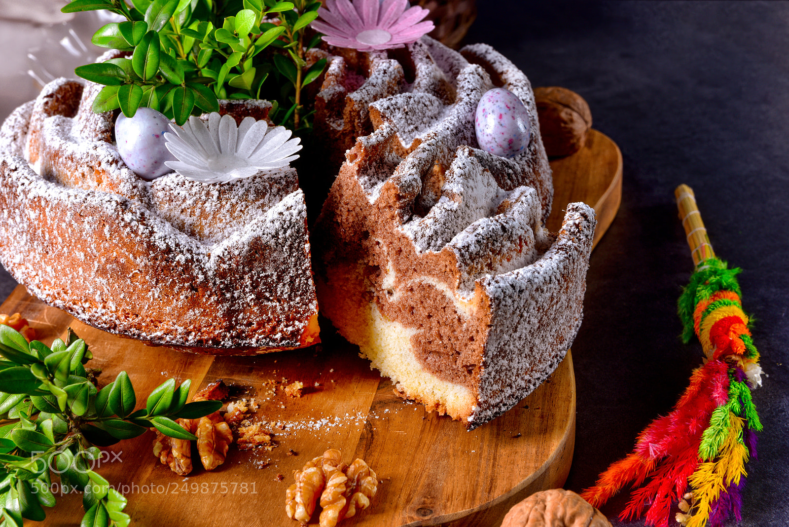 Nikon D810 sample photo. Traditional polish easter cake photography
