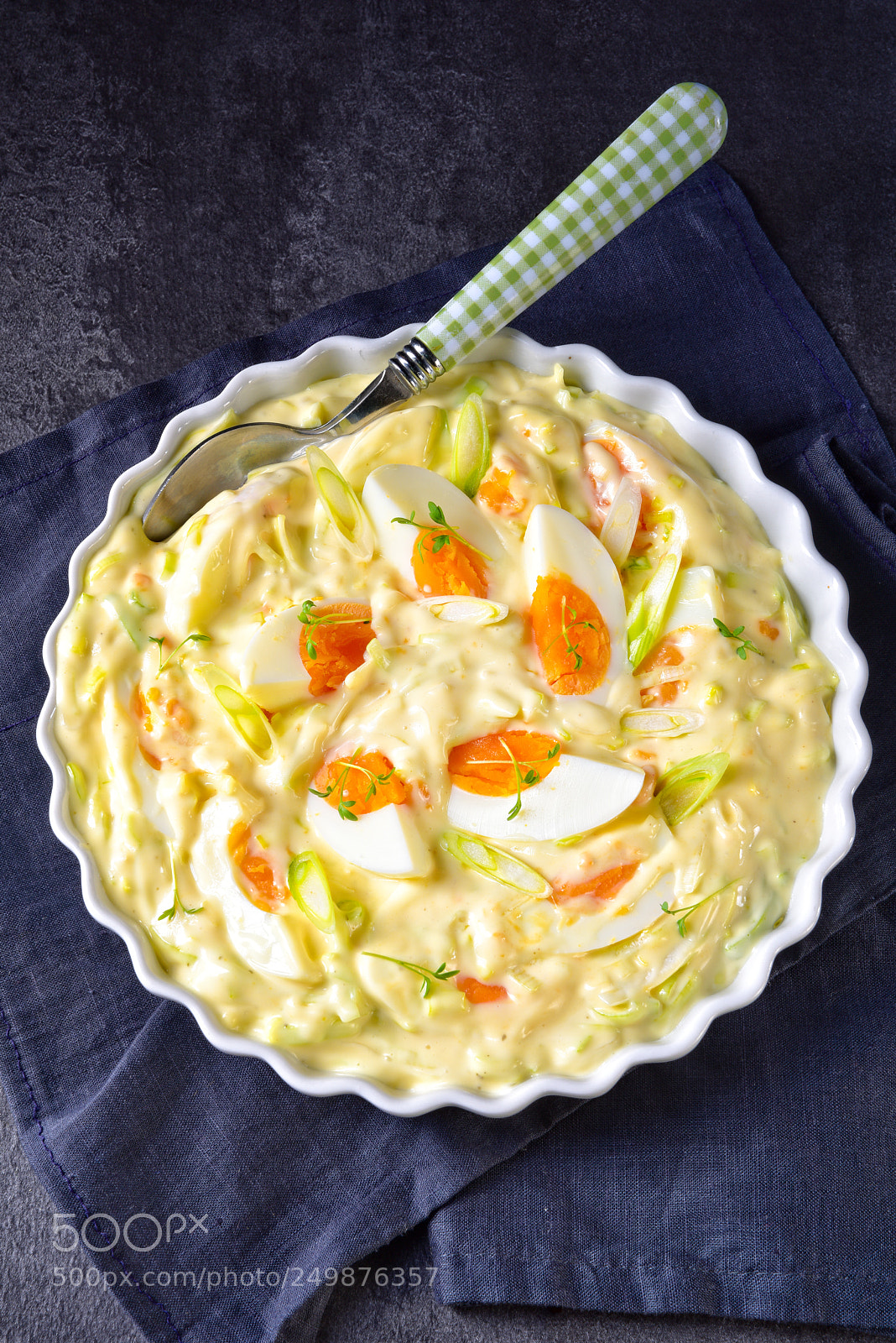 Nikon D810 sample photo. Spring egg salad with photography