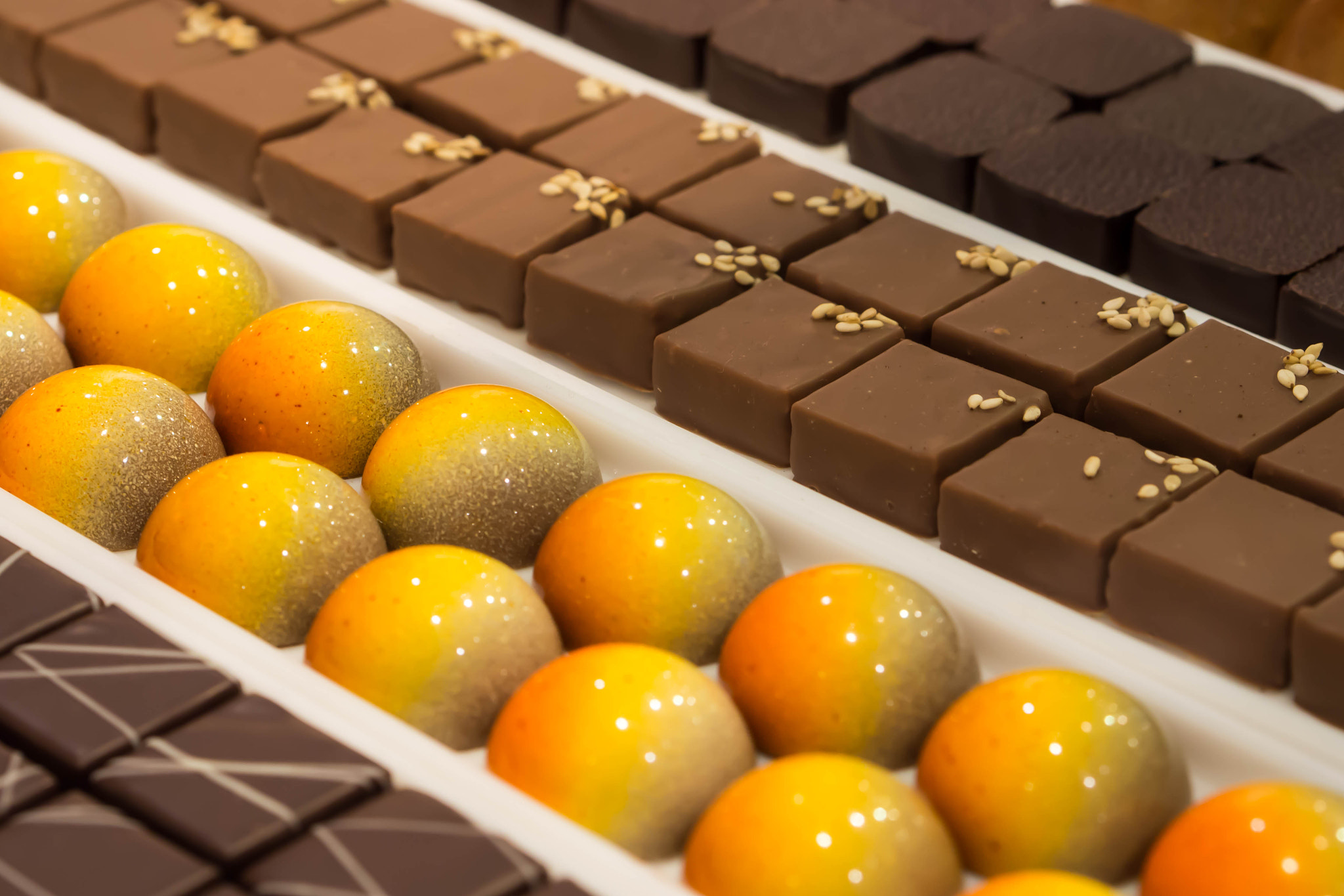 Olympus PEN E-PM2 sample photo. Chocolate pralines photography