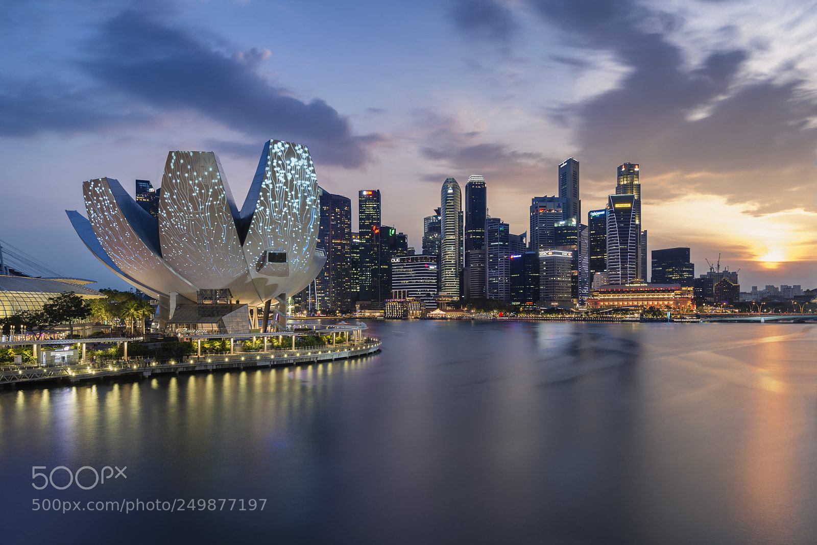 Nikon D610 sample photo. I light marina bay photography