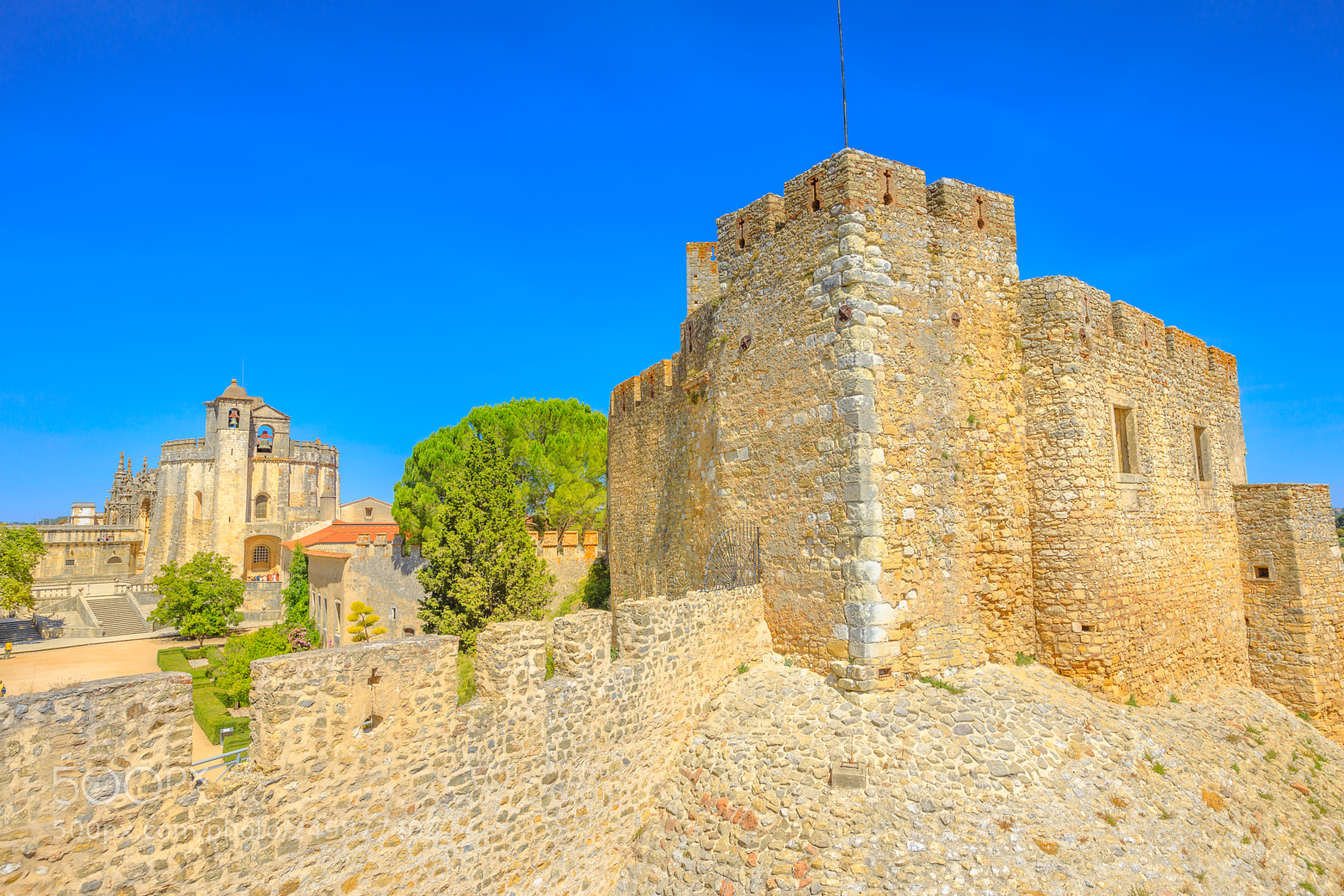 Canon EOS 5D Mark IV sample photo. Tomar fortress and walls photography
