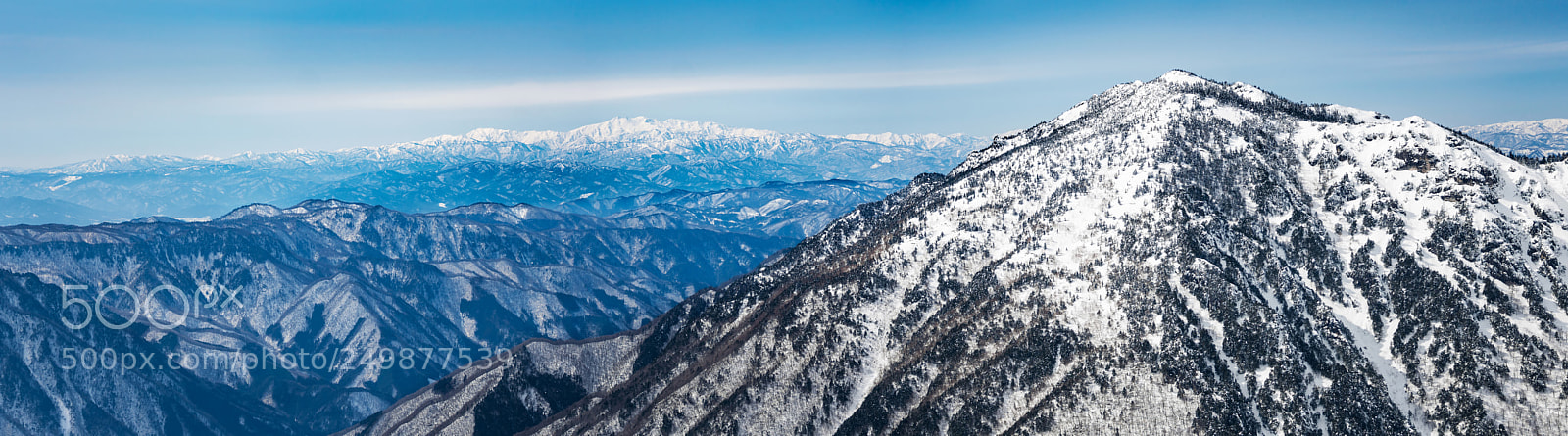 Sony a6300 sample photo. Japan alps panoraview from photography