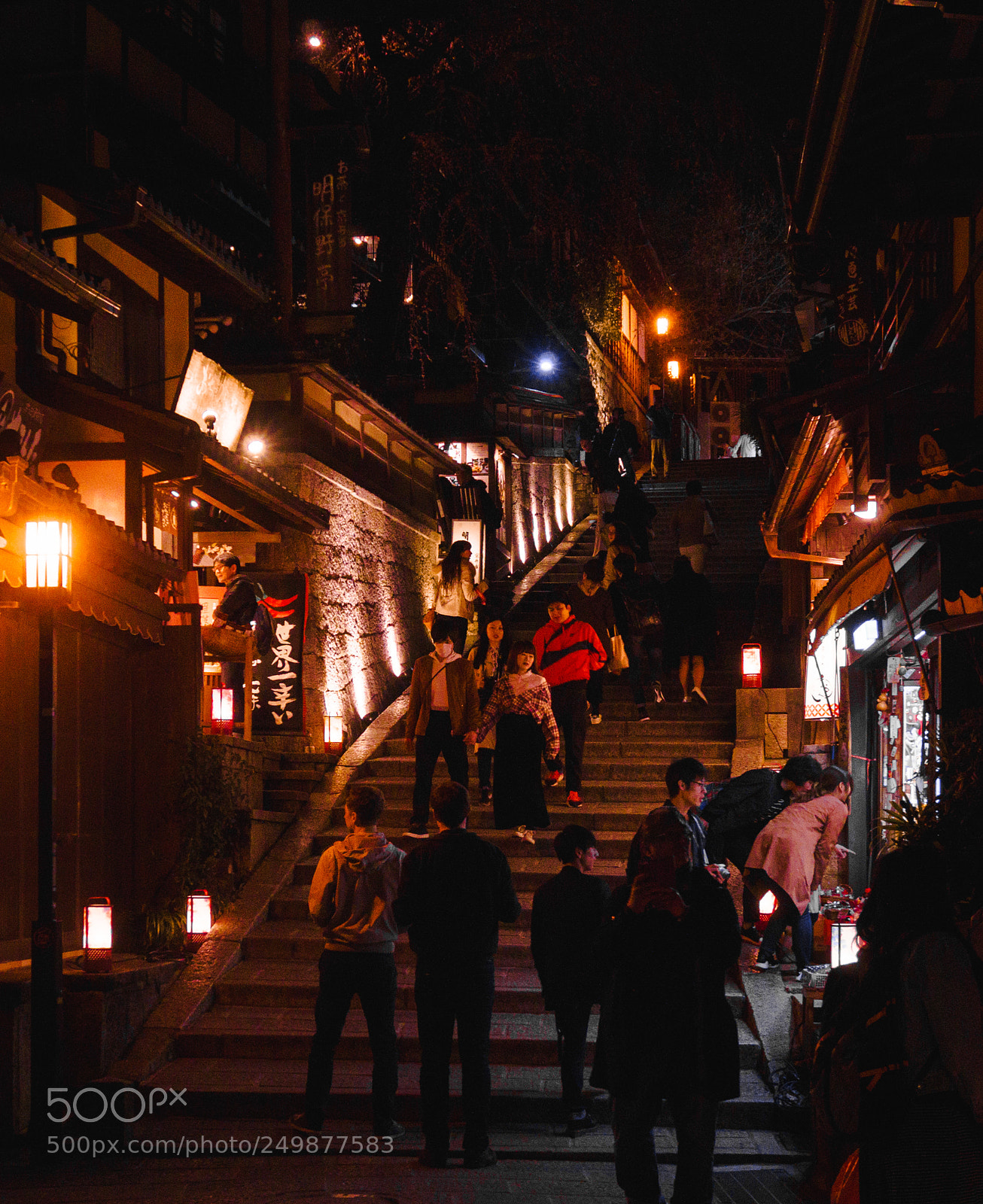 Sony a6000 sample photo. Gion street, kiyomizu-dera's light photography
