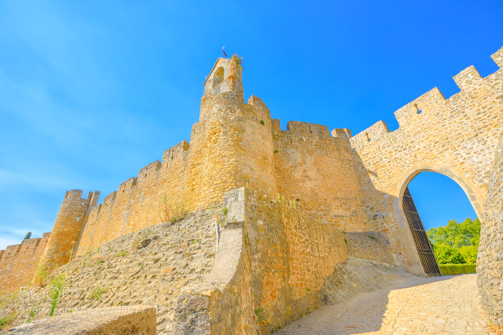 Canon EOS 5D Mark IV sample photo. Tomar fortress walls photography