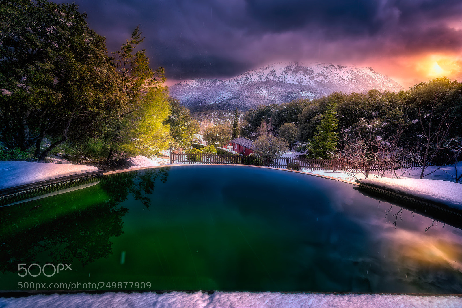 Nikon D810 sample photo. Winter in the mountains photography