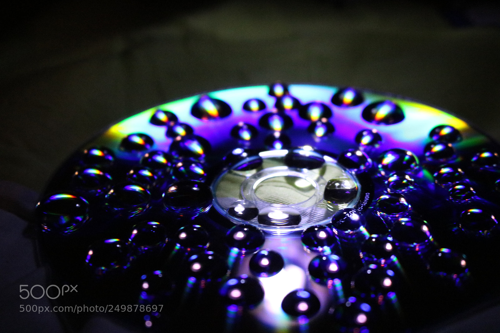 Canon EOS 750D (EOS Rebel T6i / EOS Kiss X8i) sample photo. Water on cd photography