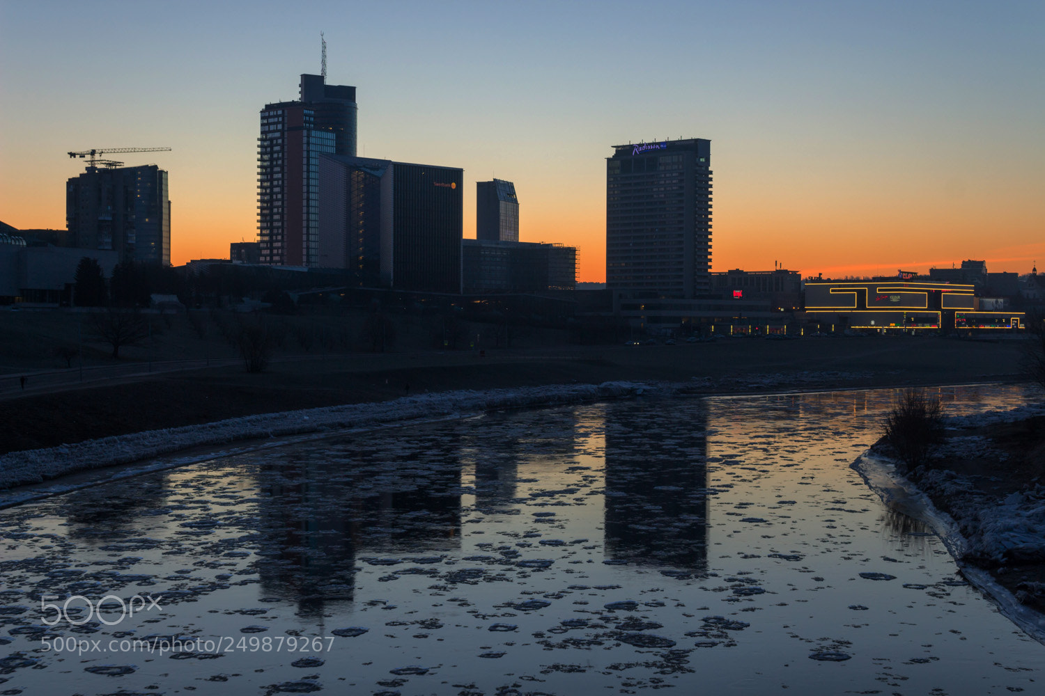 Canon EOS 700D (EOS Rebel T5i / EOS Kiss X7i) sample photo. Sunrise from pedagoginis bridge photography