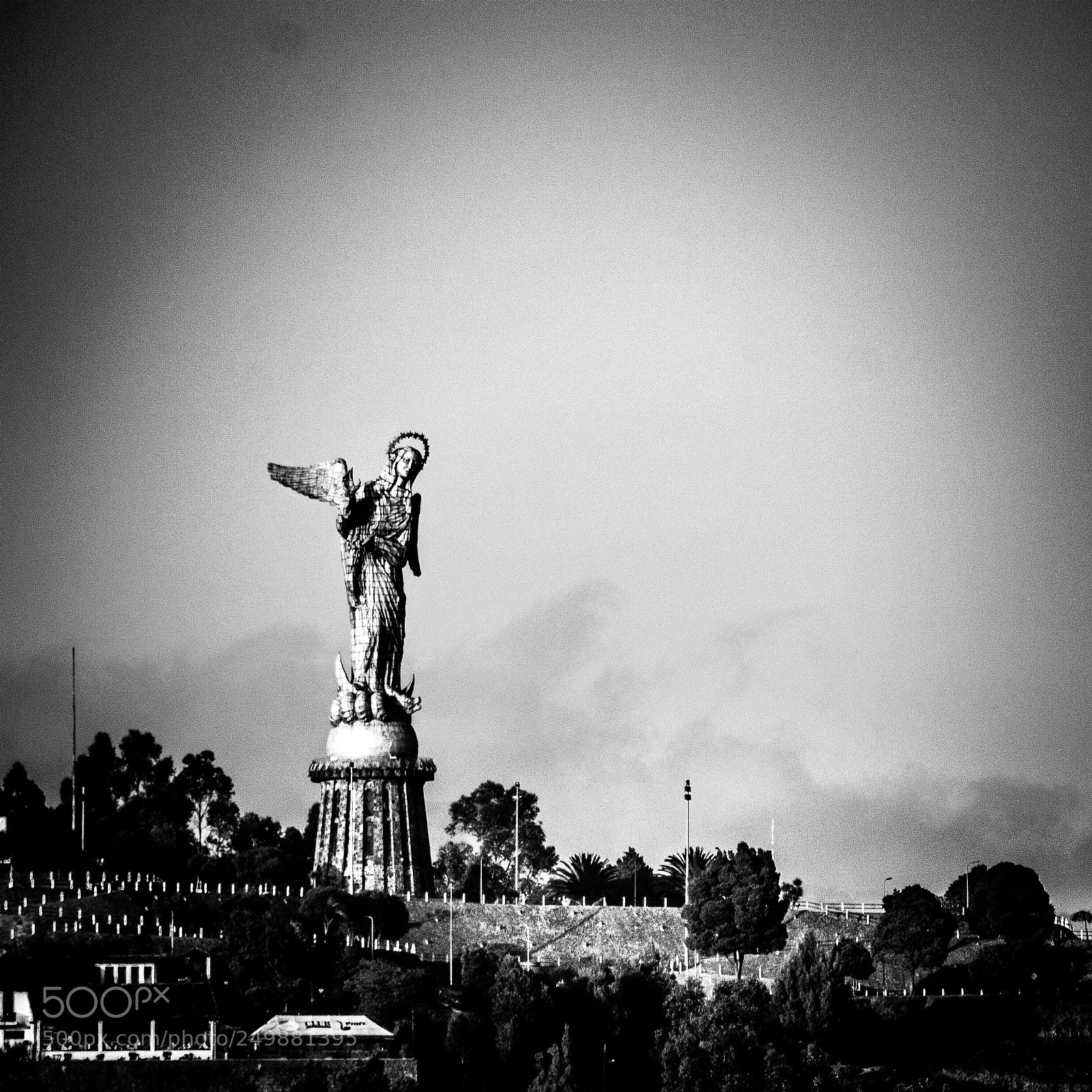 Nikon D3100 sample photo. Virgen del panecillo photography
