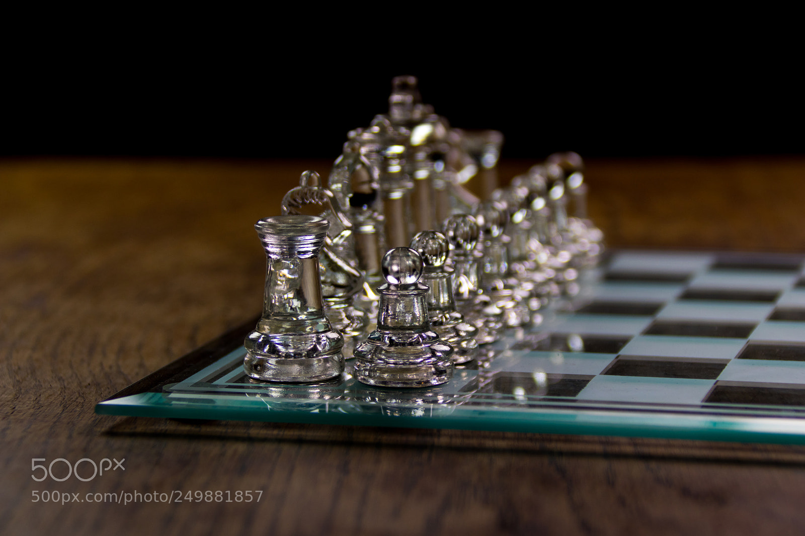 Canon EOS 77D (EOS 9000D / EOS 770D) sample photo. Glass chess set photography