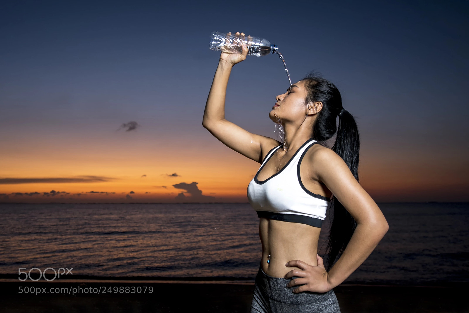 Nikon D500 sample photo. Fitness sport girl be photography