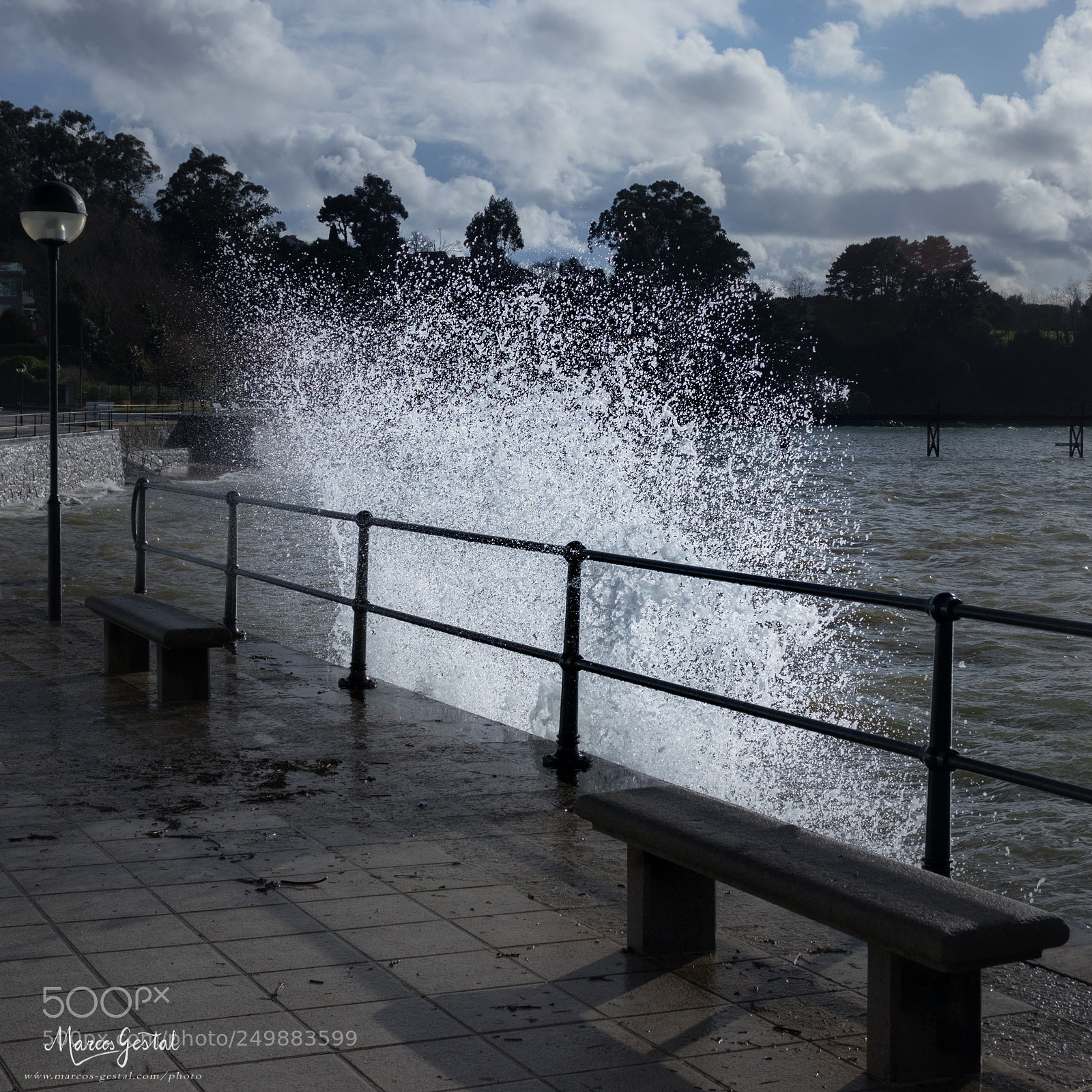 Canon EOS 80D sample photo. Benchs with views photography