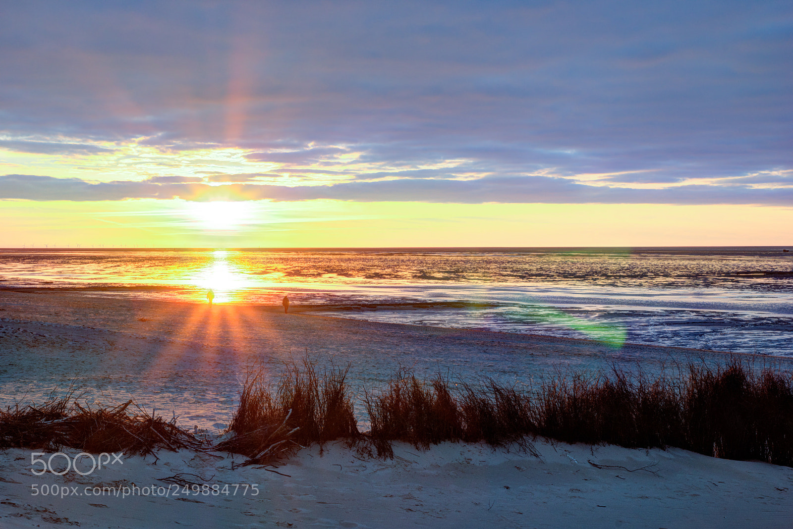 Sony SLT-A77 sample photo. Sunset at duhnen, cuxhaven photography