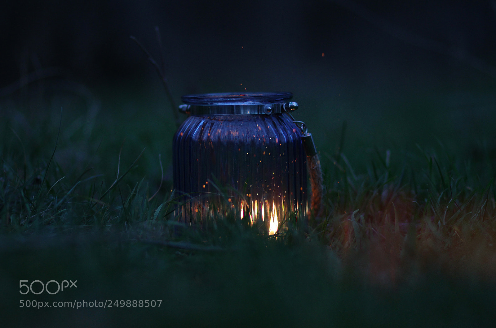 Canon EOS 600D (Rebel EOS T3i / EOS Kiss X5) sample photo. Forest and lantern photography