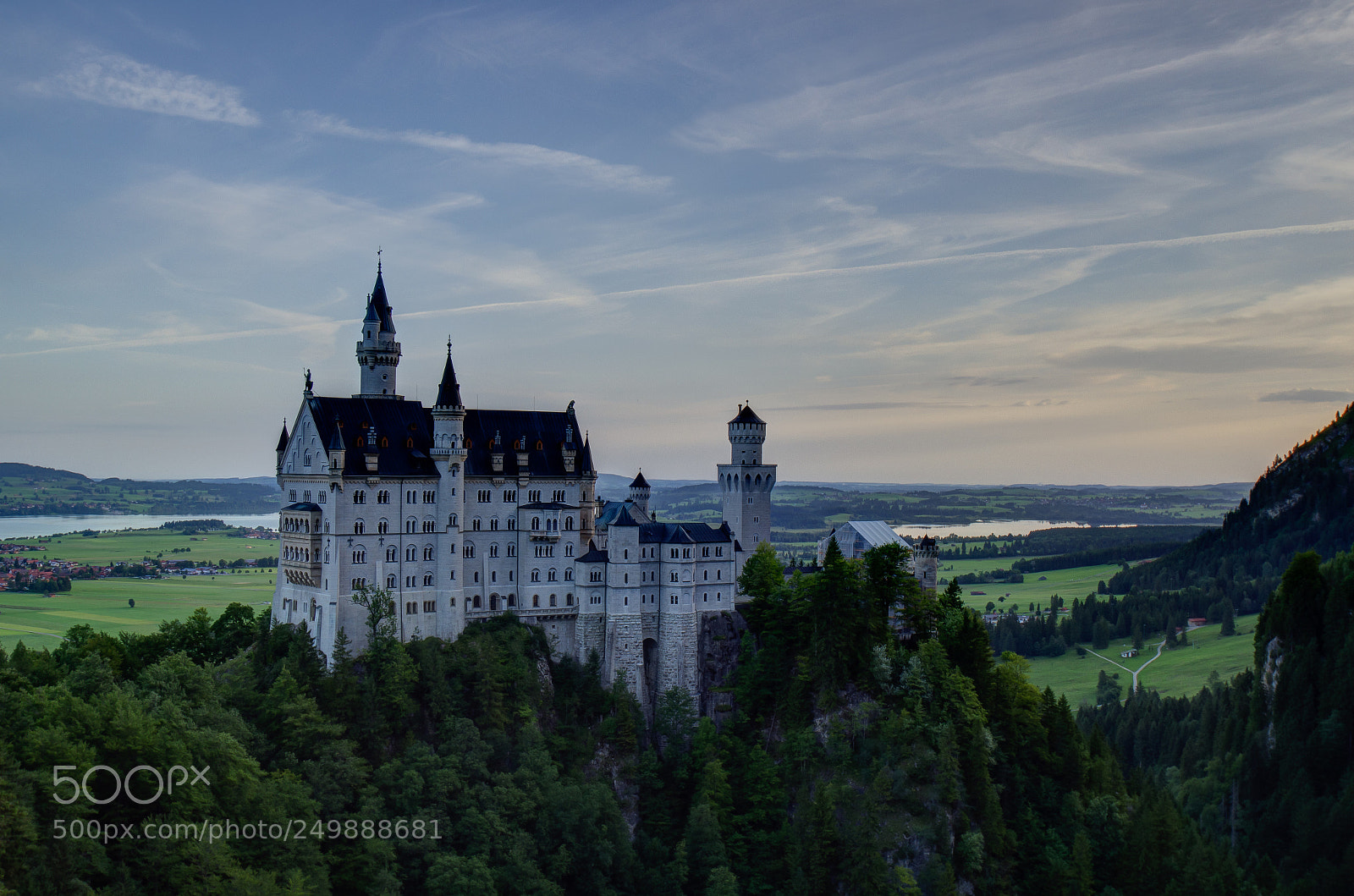 Sony SLT-A35 sample photo. Neuschwanstein castle just before photography