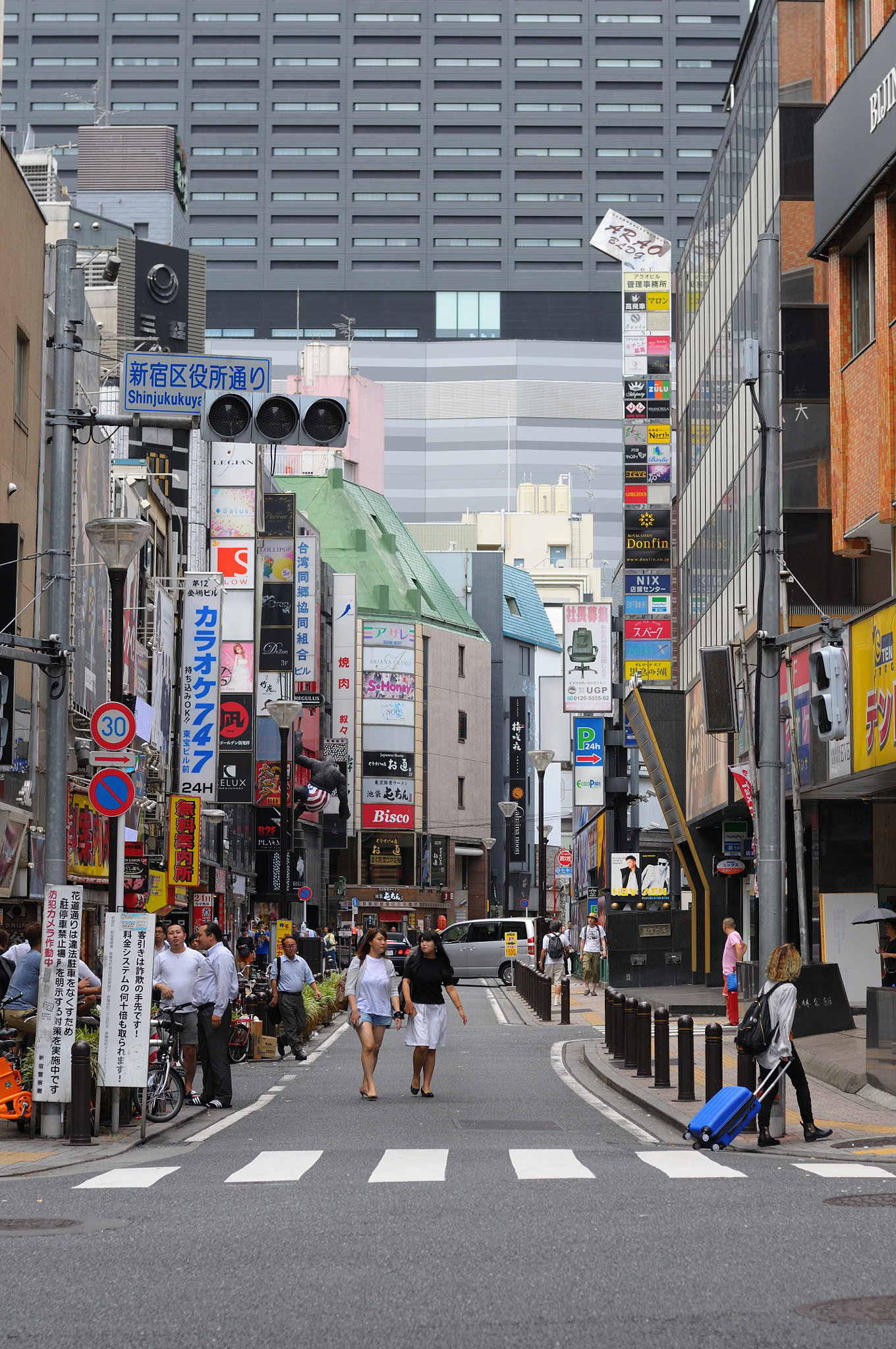 Nikon D300 + Nikon AF Nikkor 50mm F1.4D sample photo. Shinjuku, tokyo photography