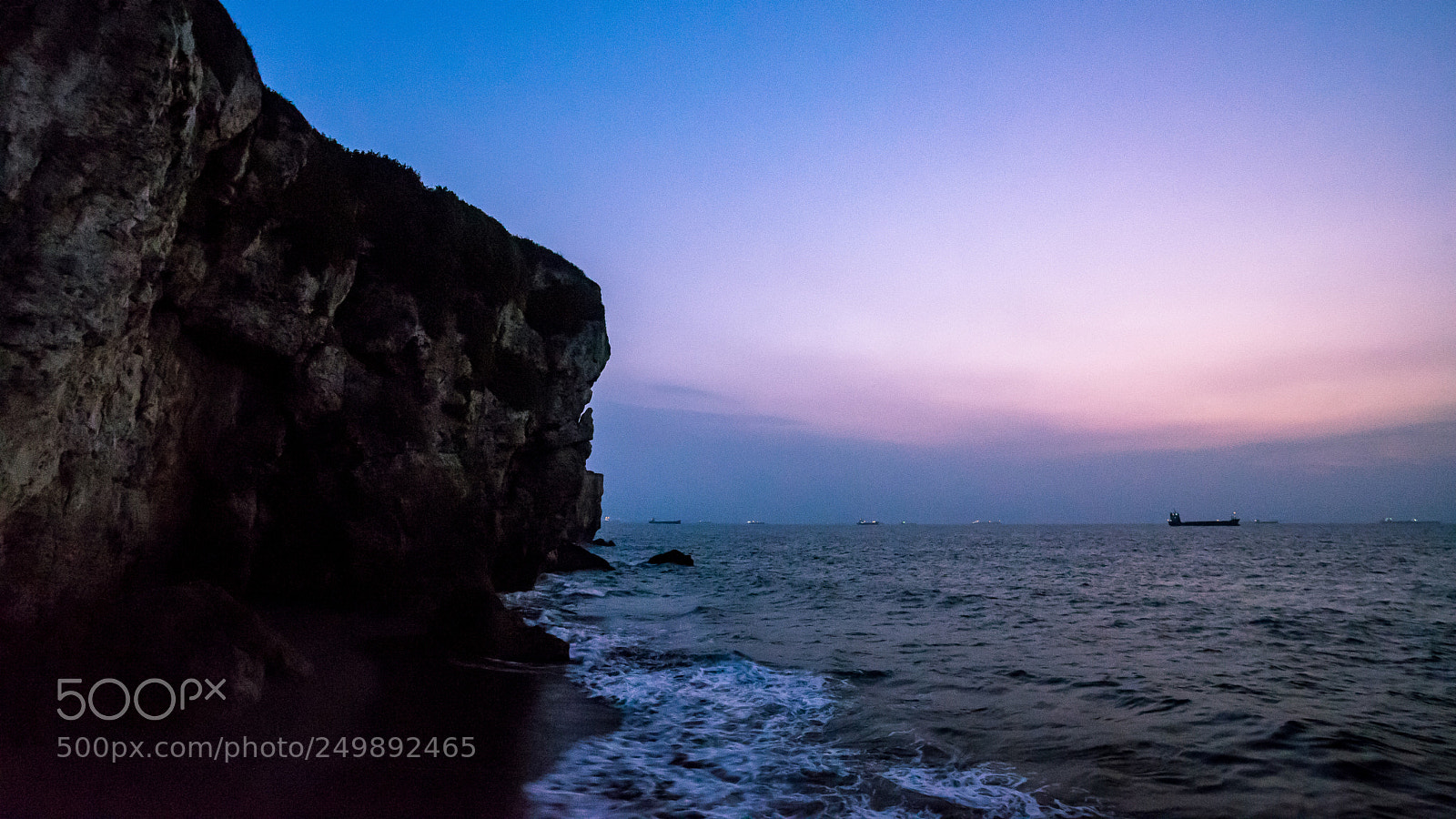 Sony a7 II sample photo. Blue hour photography