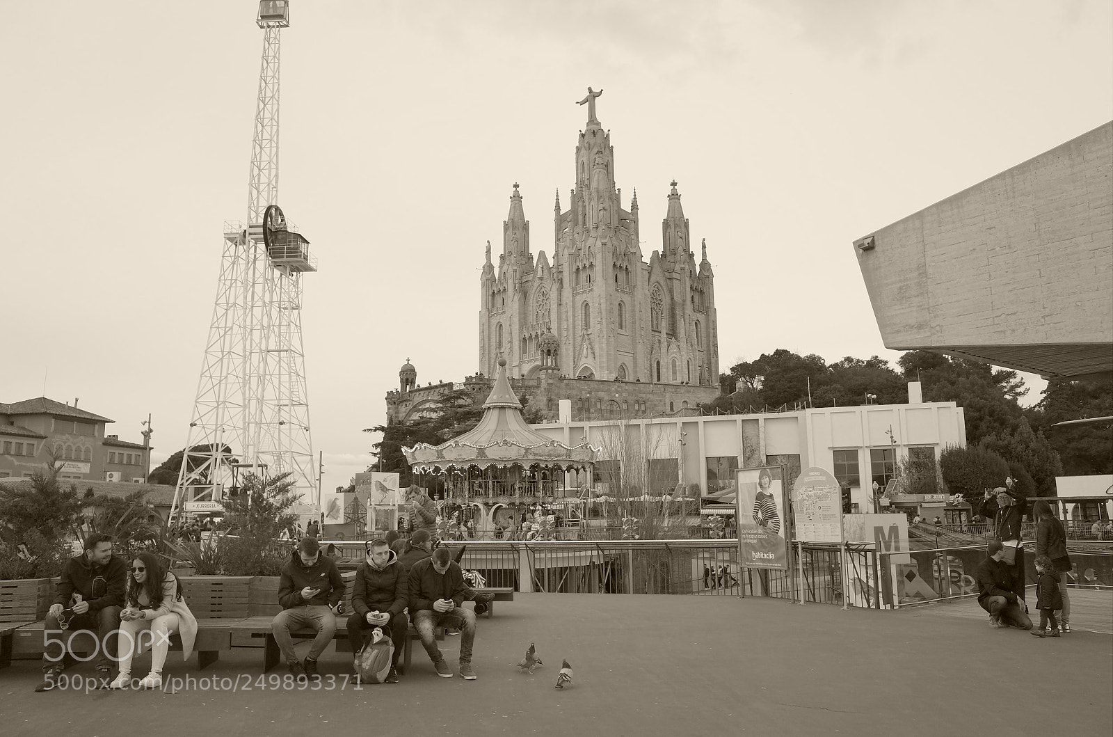 Ricoh GR sample photo. Tibidabo photography