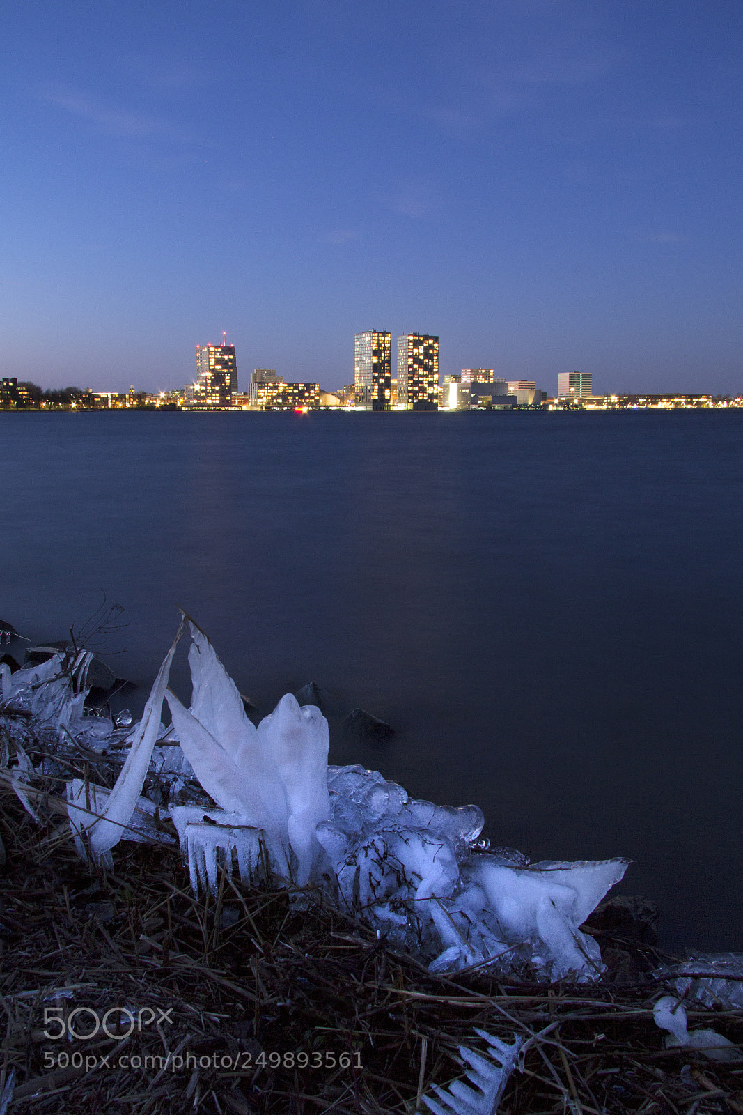 Canon EOS 60D sample photo. Weerwater by winter night photography