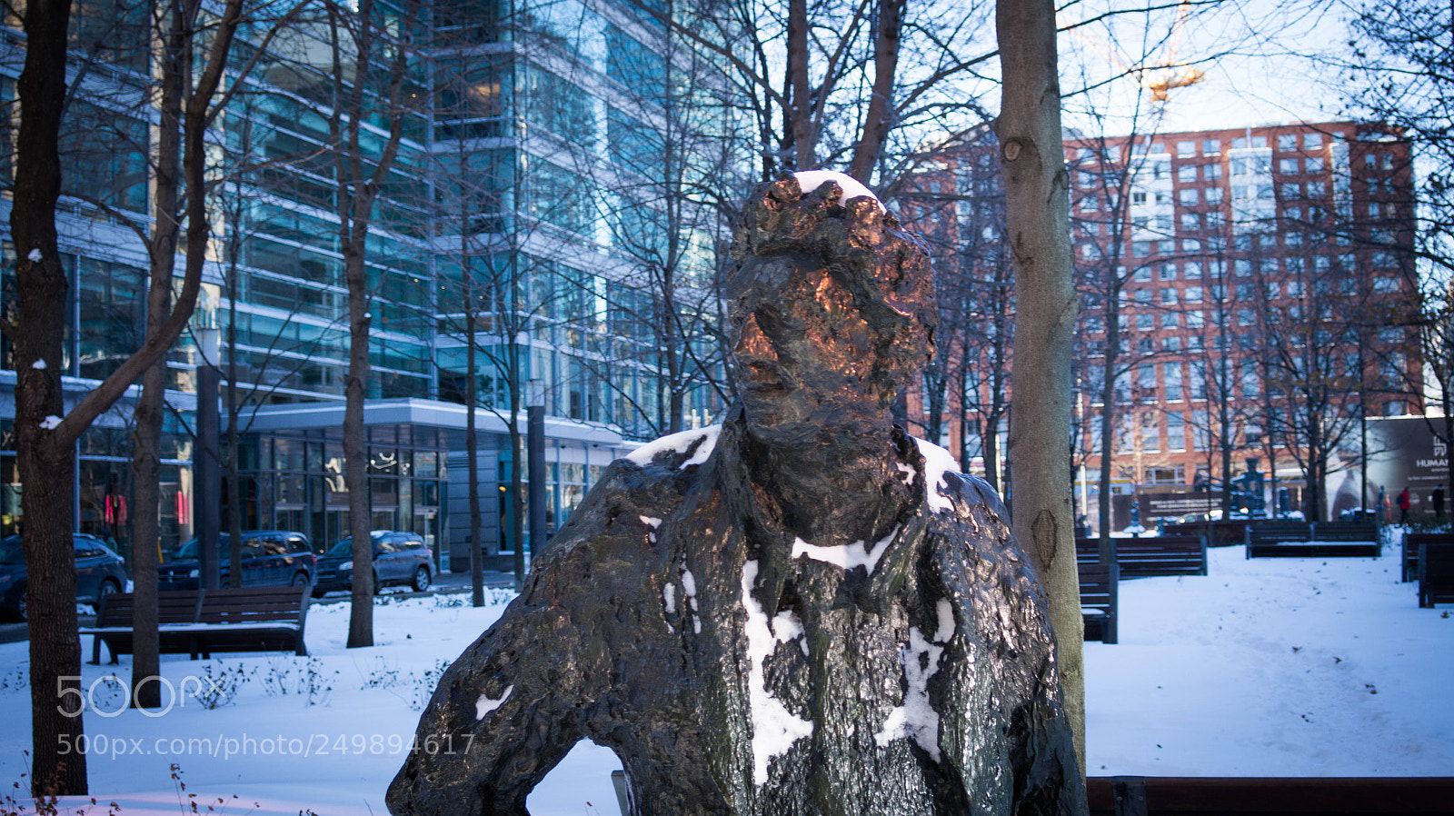 Sony Alpha a3500 sample photo. Winter in montreal photography