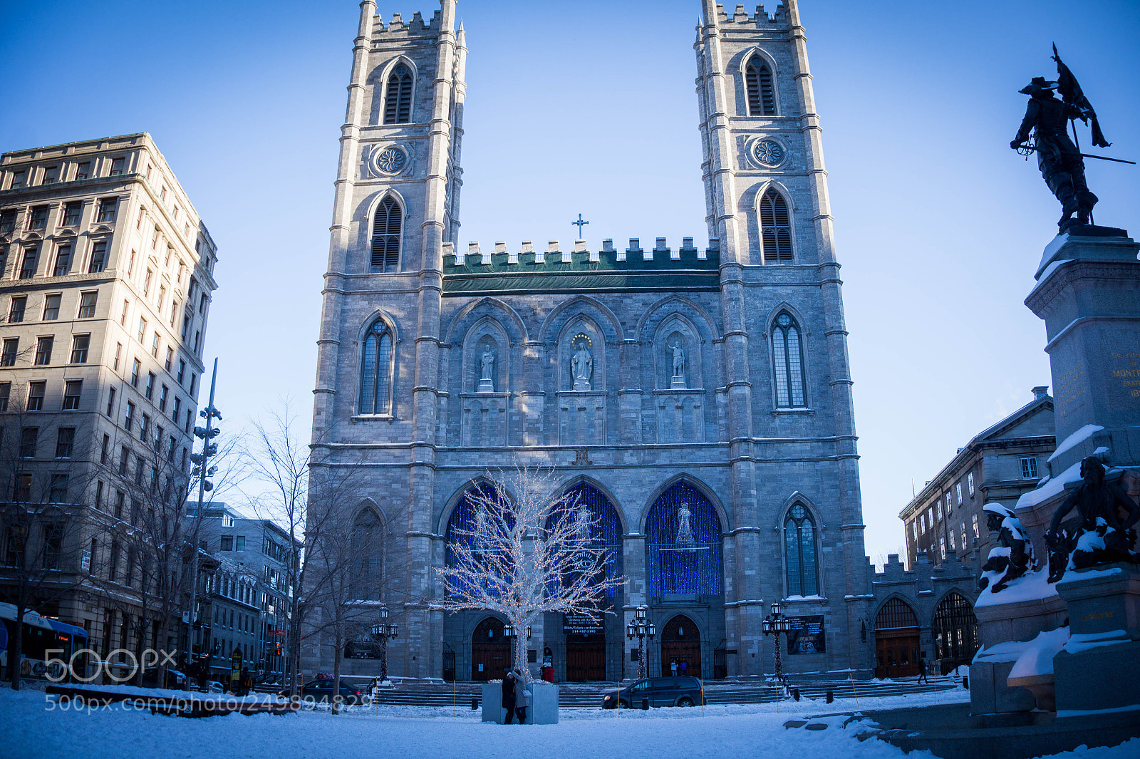Sony Alpha a3500 sample photo. Winter in montreal photography