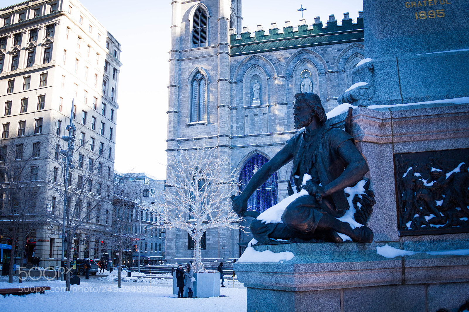 Sony Alpha a3500 sample photo. Winter in montreal photography